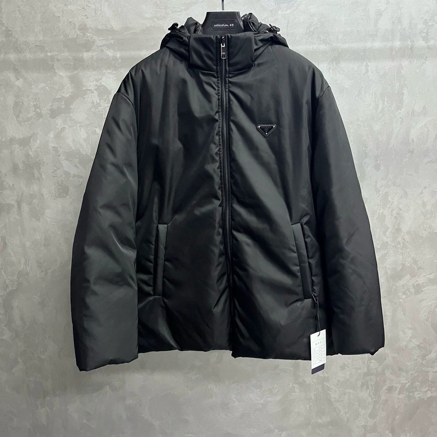 Prada black double-sided hooded jacket by prada Size US L / EU 52-54 / 3 - 1 Thumbnail