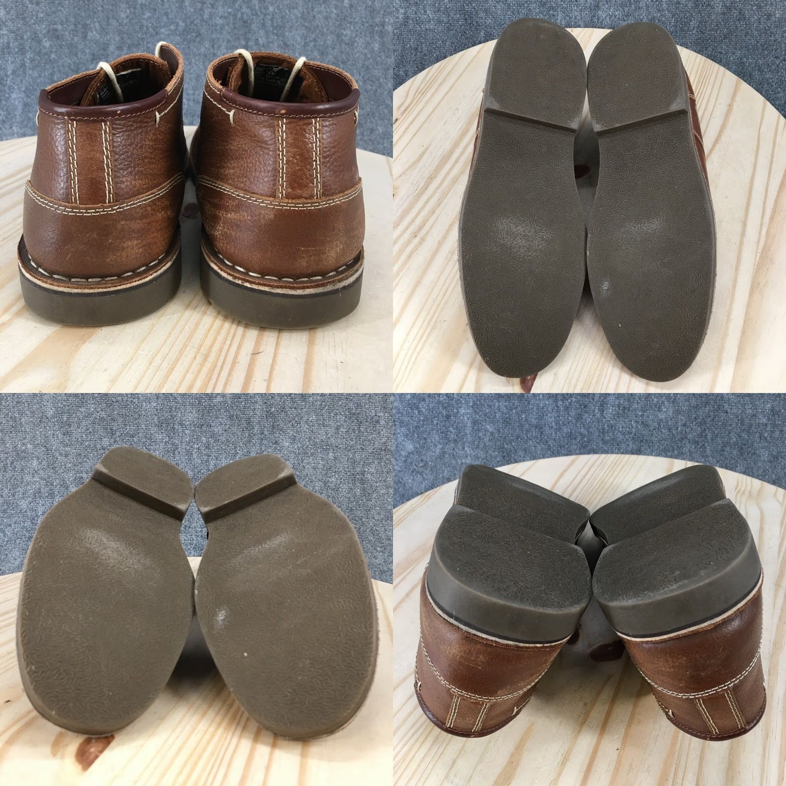 Kenneth Cole Kenneth Cole Reaction Desert Wind Mens 13 M Brown Leather Chukka Boots Lace Up Size US 13 / EU 46 - 9 Thumbnail