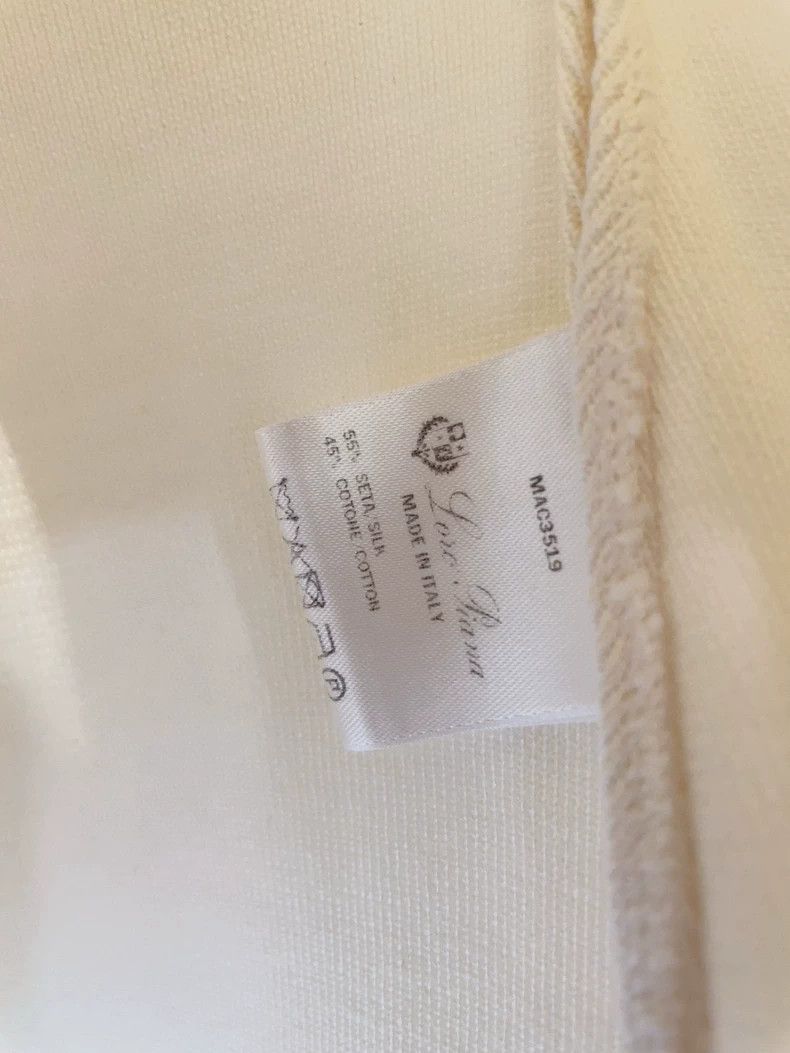Loro Piana LORO PIANA White knit suit jacket Size M / US 6-8 / IT 42-44 - 4 Thumbnail