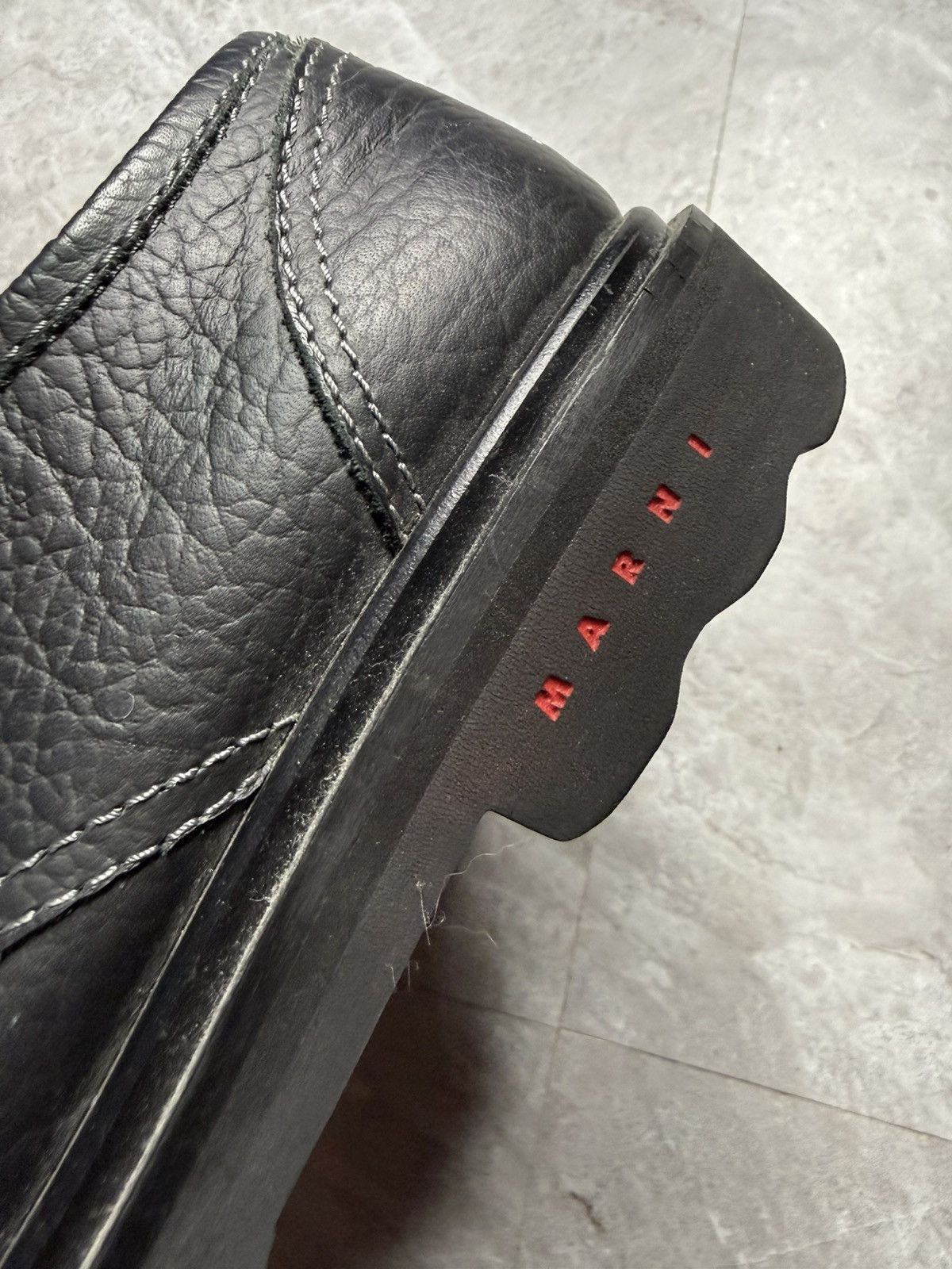 Marni Marni Logo Derby Shoes Size US 5 / EU 37 - 7 Thumbnail