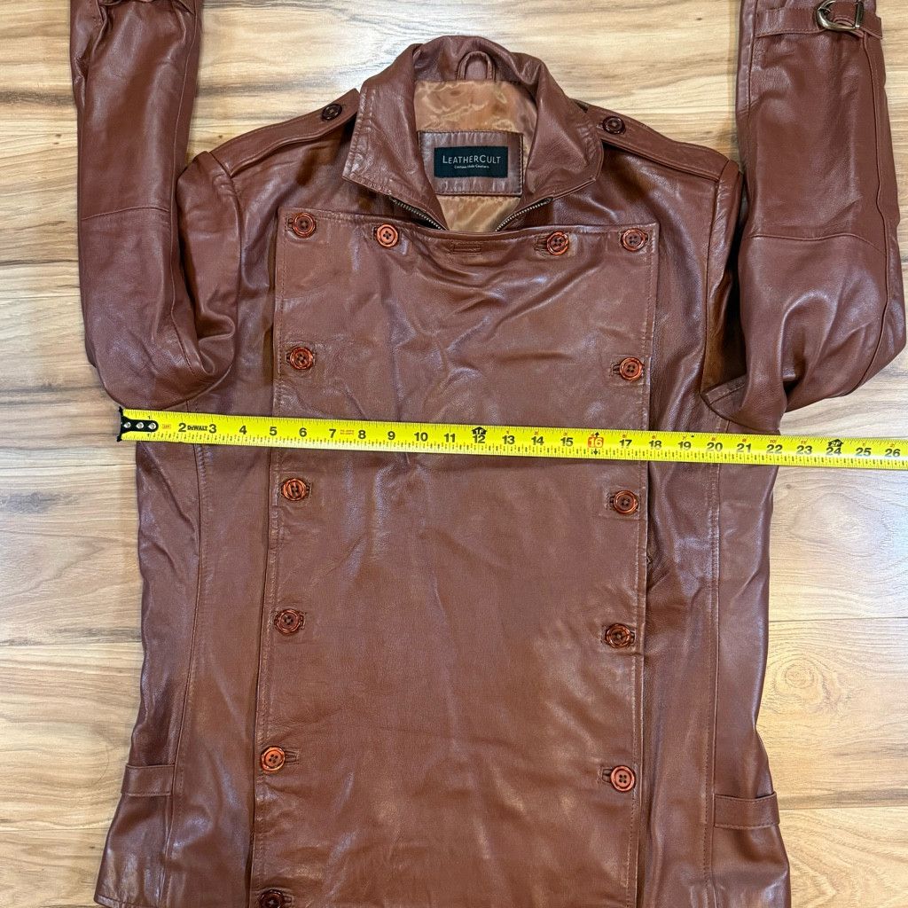 Branded Leather Women’s Leathercult Custom Brown Leather Jacket Size S Size XL / US 12-14 / IT 48-50 - 6 Thumbnail
