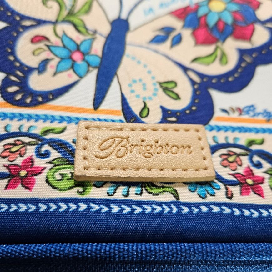Brighton Brighton 7x6x2" Jewelry Case Butterfly Garden Rainbow Zip Size ONE SIZE - 9 Thumbnail