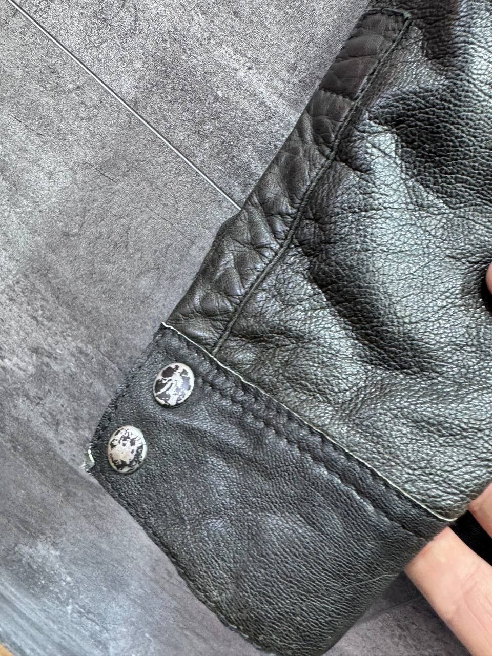 Allsaints Allsaints Postnoon Leather Button Up Shirt Jacket Size L Size US L / EU 52-54 / 3 - 10 Thumbnail