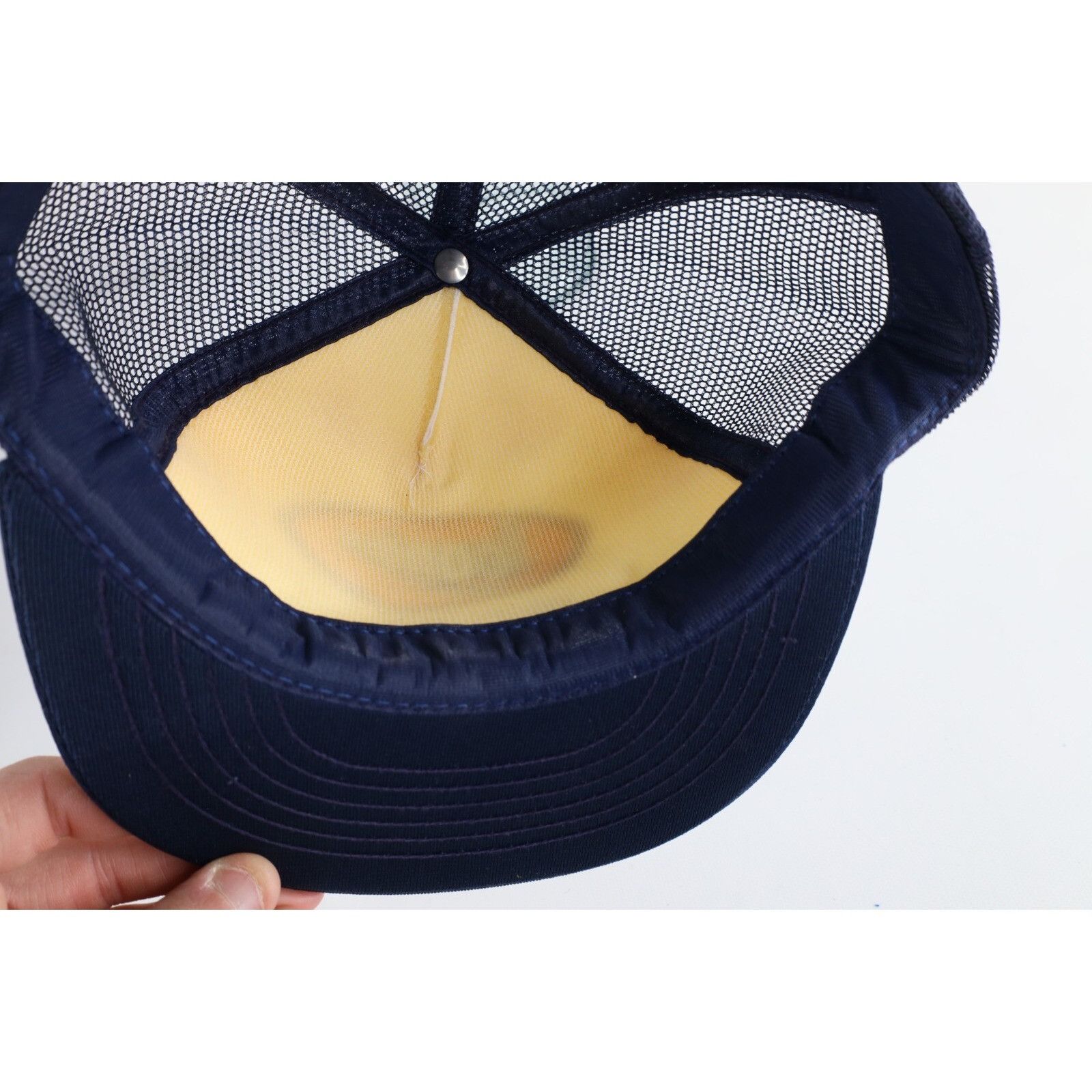 Vintage Deadstock Vintage 80s Bandag Smiley Tire Co Trucker Hat Size ONE SIZE - 8 Thumbnail