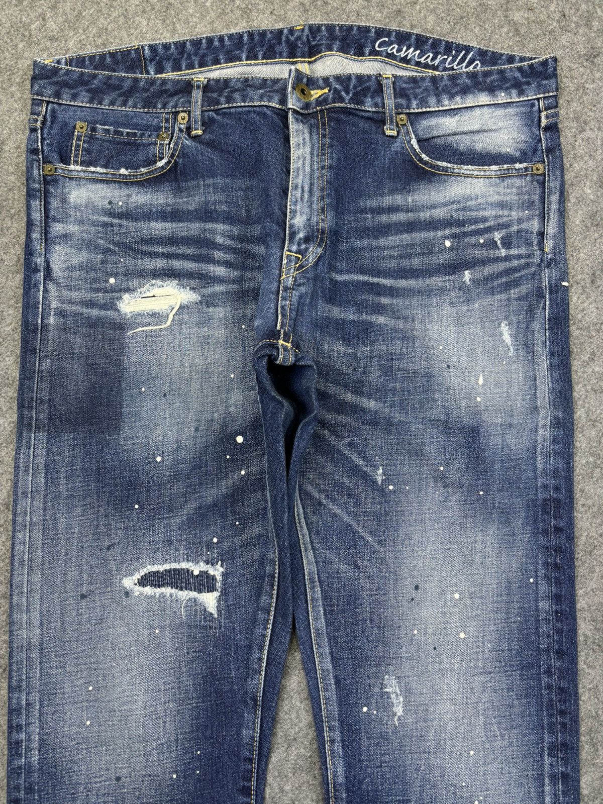 Japan Blue JAPAN BLUE Camarillo Distressed Painter Skinny Denim F877 Size US 36 / EU 52 - 6 Thumbnail