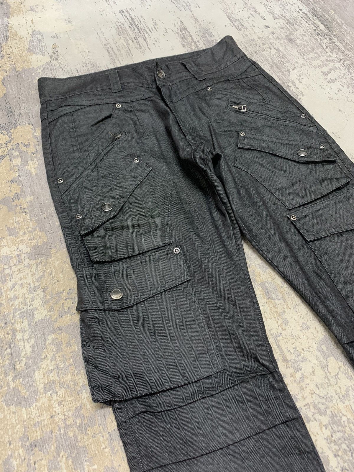 Japanese Brand Semantic Design BDSM Multipocket Cargo Pant 28x32.5 Size US 28 / EU 44 - 2 Thumbnail