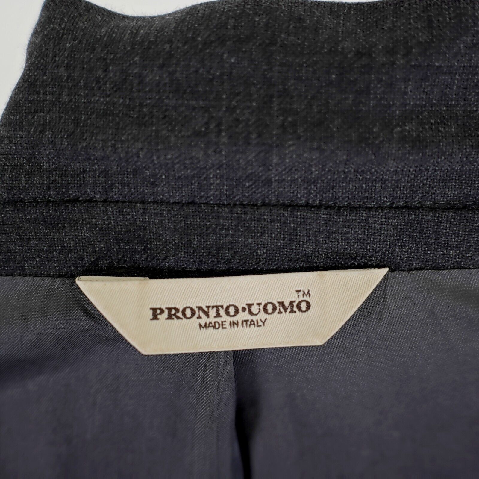 Pronto Uomo Pronto Uomo Lessona Natural Stretch Super 100s Worsted Wool Size 42R - 13 Thumbnail