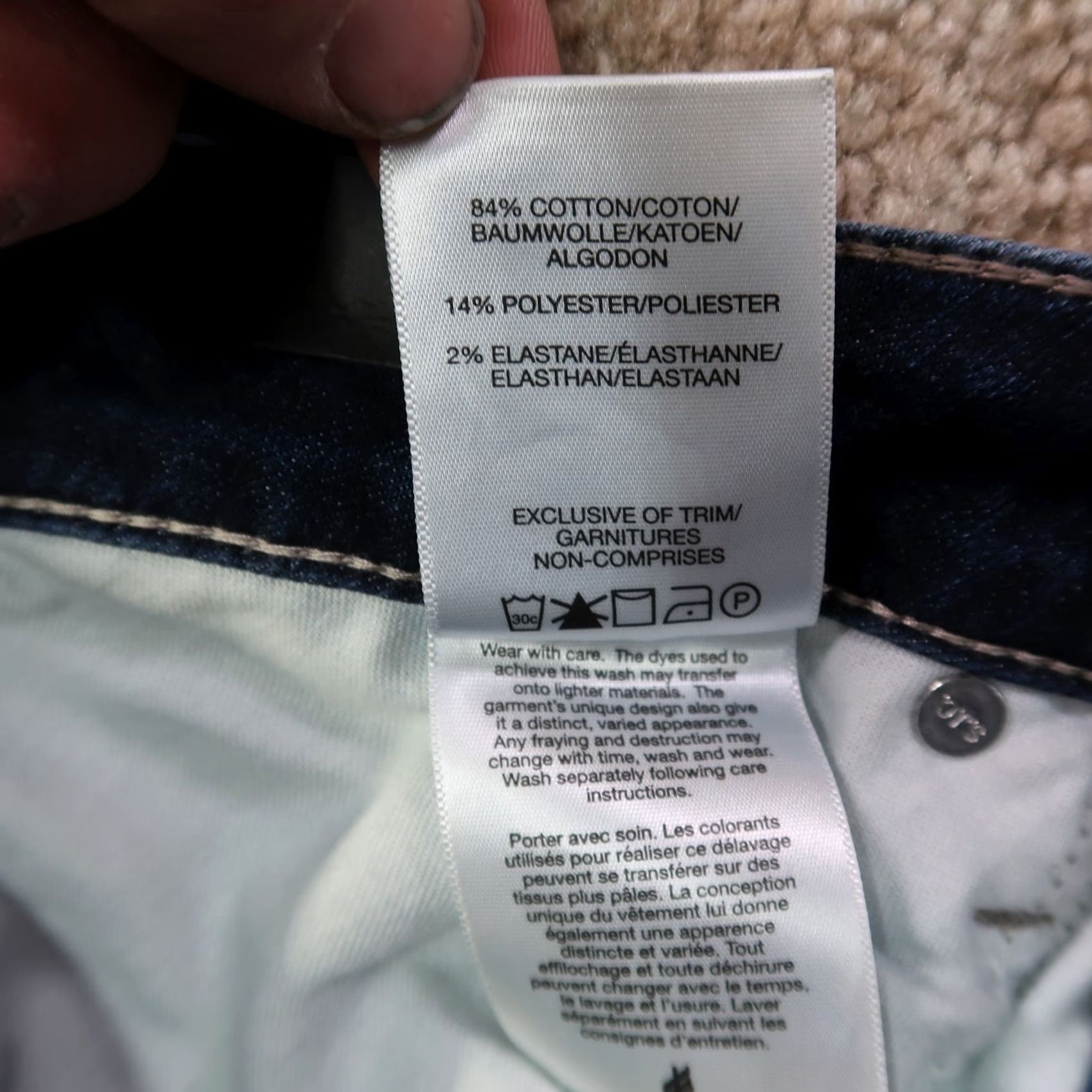 Silver Jeans Co. Silver Jeans Slim Skinny Crop Jeans Women's 30x26 Blue Denim NEW Slim Stretch Cotton Blend 5-Pocket Zippered Size 30" / US 8 / IT 44 - 7 Thumbnail