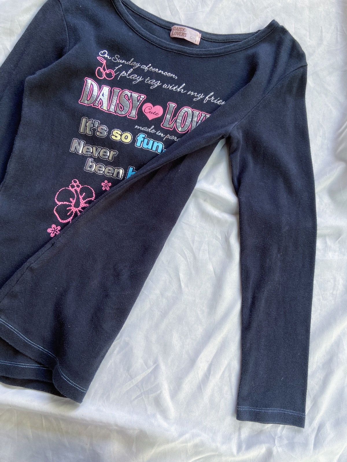 DAISY CUTE LOVERS POEM LONG SLEEVE