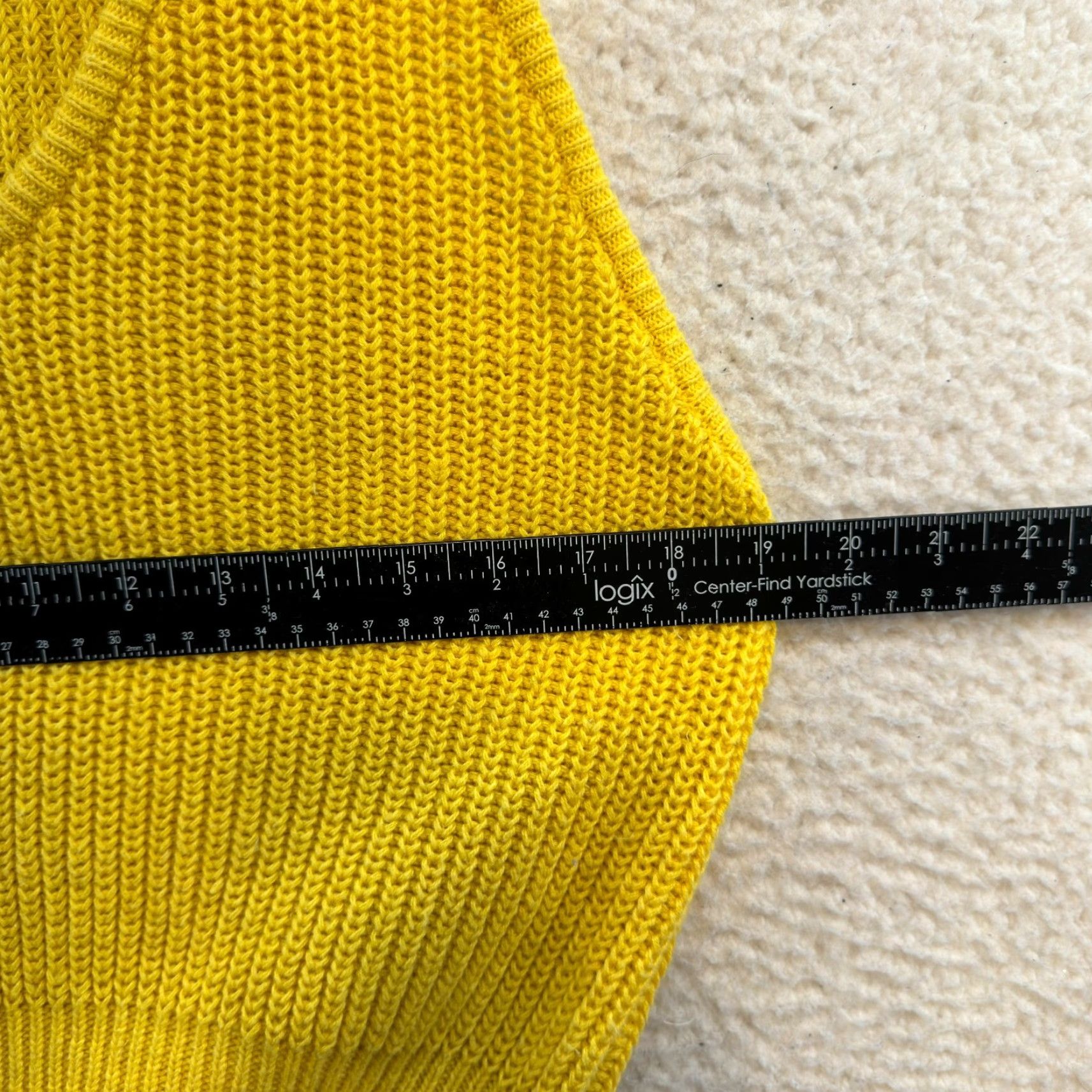 Vintage VINTAGE 90s Sweater Vest Womens S Yellow Knit Preppy Academia Petites S Medium? Size S / US 4 / IT 40 - 6 Thumbnail
