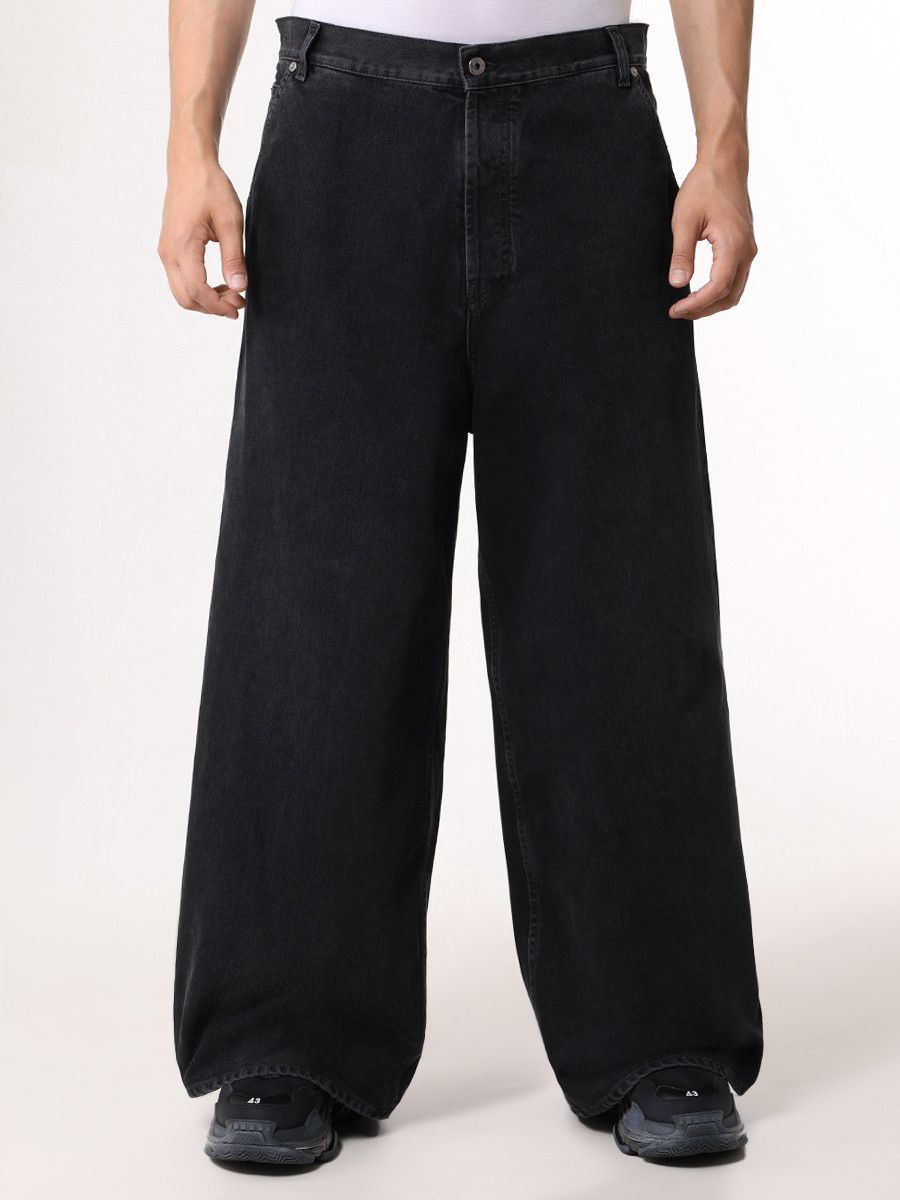 Off-White o1s22i1n1124 Wide Five Pocket Jeans in Vintage Black Size US 30 / EU 46 - 4 Thumbnail