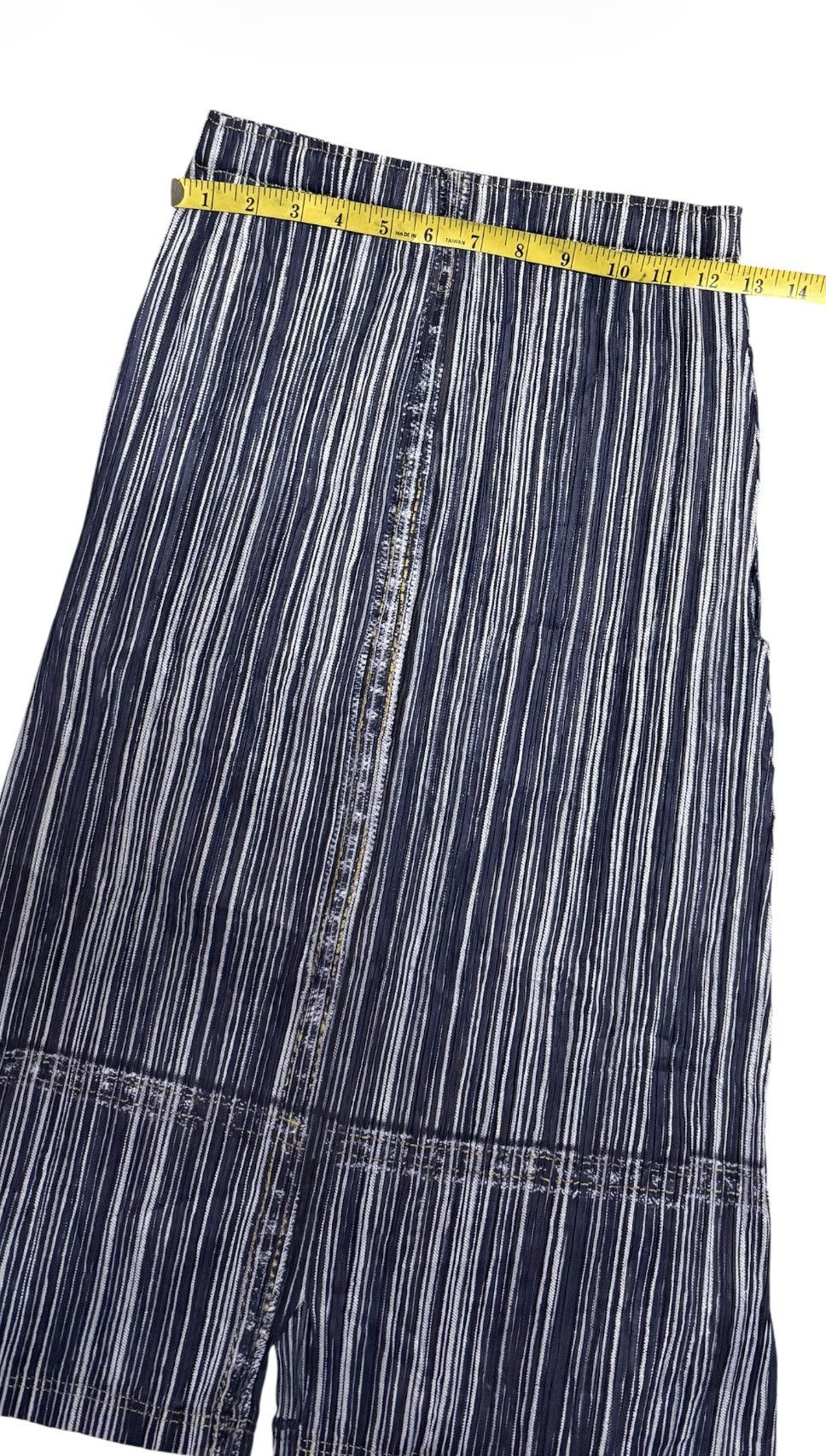 Pleats Please Issey Miyake Pleats Please Issey Miyake Skirt Denim Prints Size 28" / US 6 / IT 42 - 5 Thumbnail