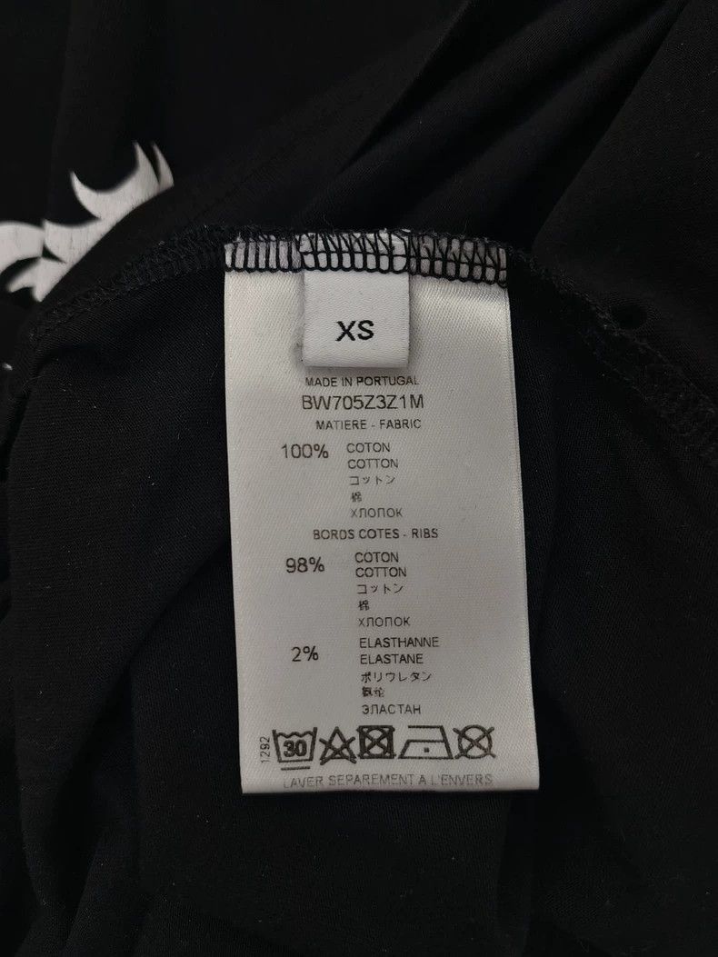 Givenchy Givenchy White Flames Distressed Logo Short Sleeve T-Shirt Size US XS / EU 42 / 0 - 5 Thumbnail
