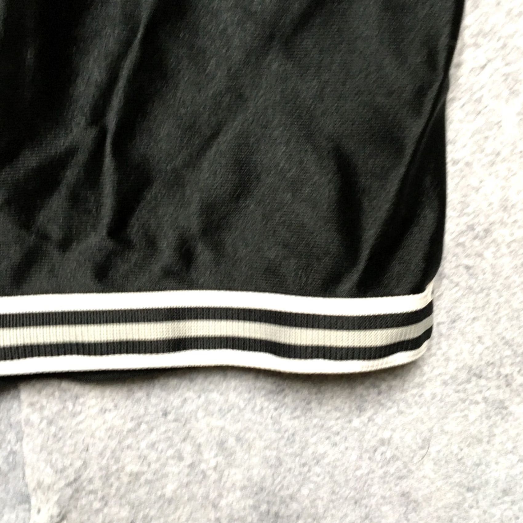 Adidas Vintage Adidas Satin Shooting Shirt Mens 2XL Black Spellout Snap Basketball Y2k Size US XXL / EU 58 / 5 - 7 Thumbnail