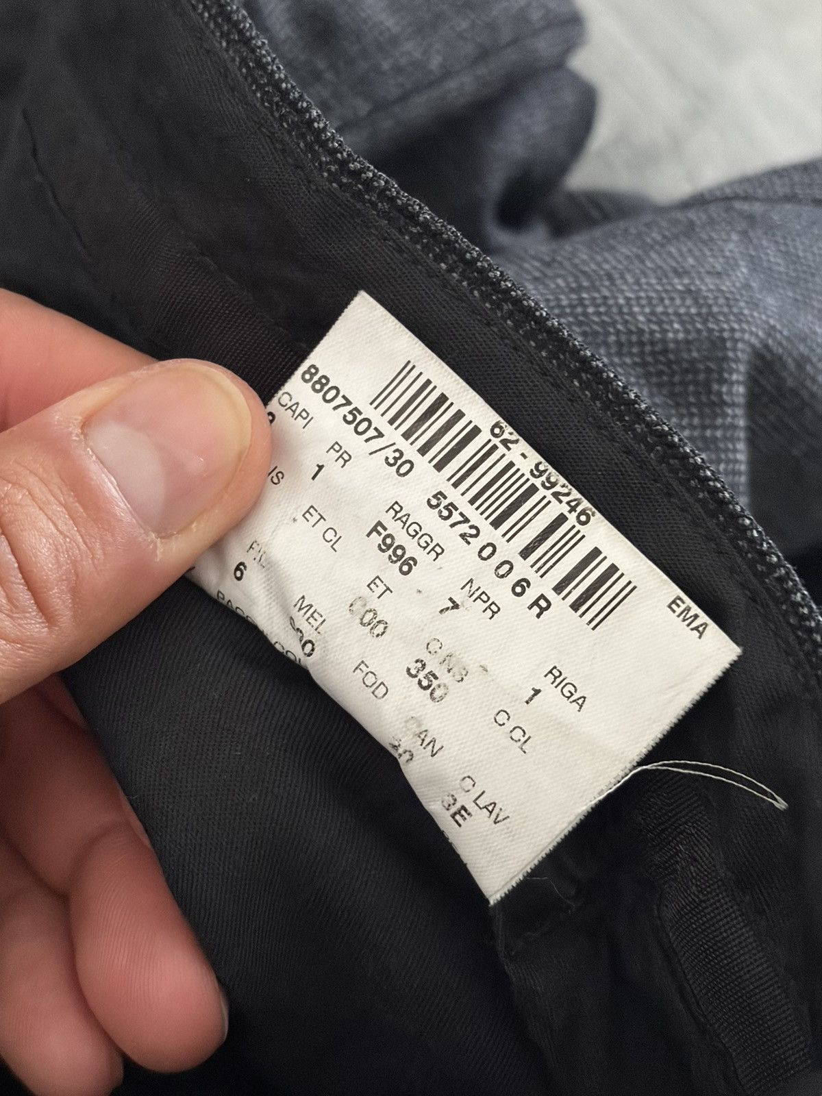 Corneliani Corneliani Dark Charcoal Gray Wool Dress Jeans Size US 38 / EU 54 - 9 Thumbnail
