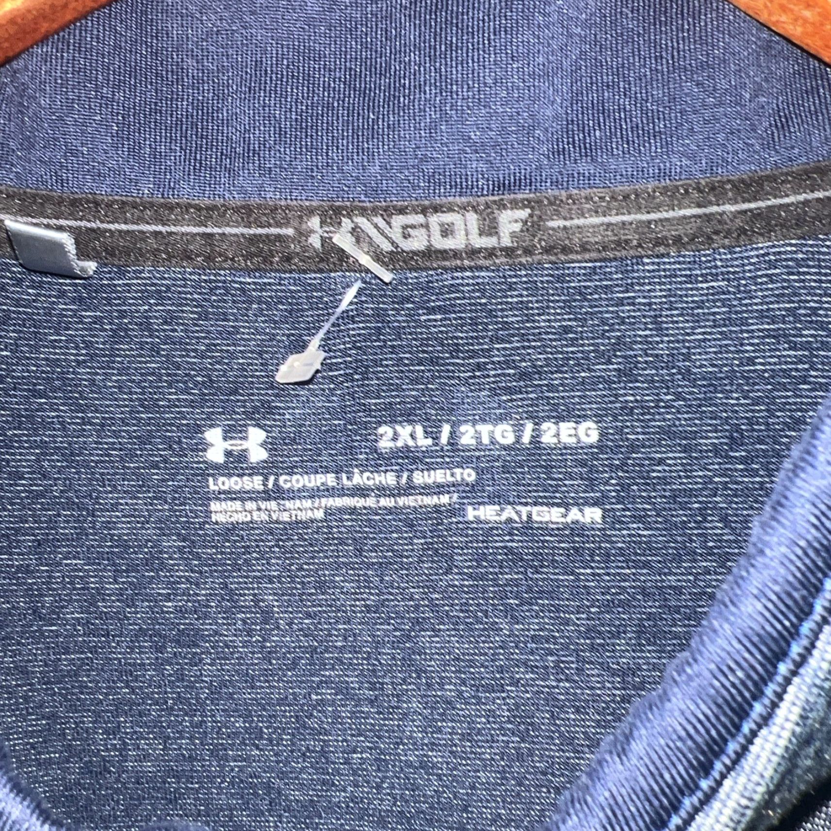 Under Armour Under Armour Pullover Shirt 2XL Mens Blue Half Zip Pullover Activewear Regular Size Size US XXL / EU 58 / 5 - 3 Thumbnail