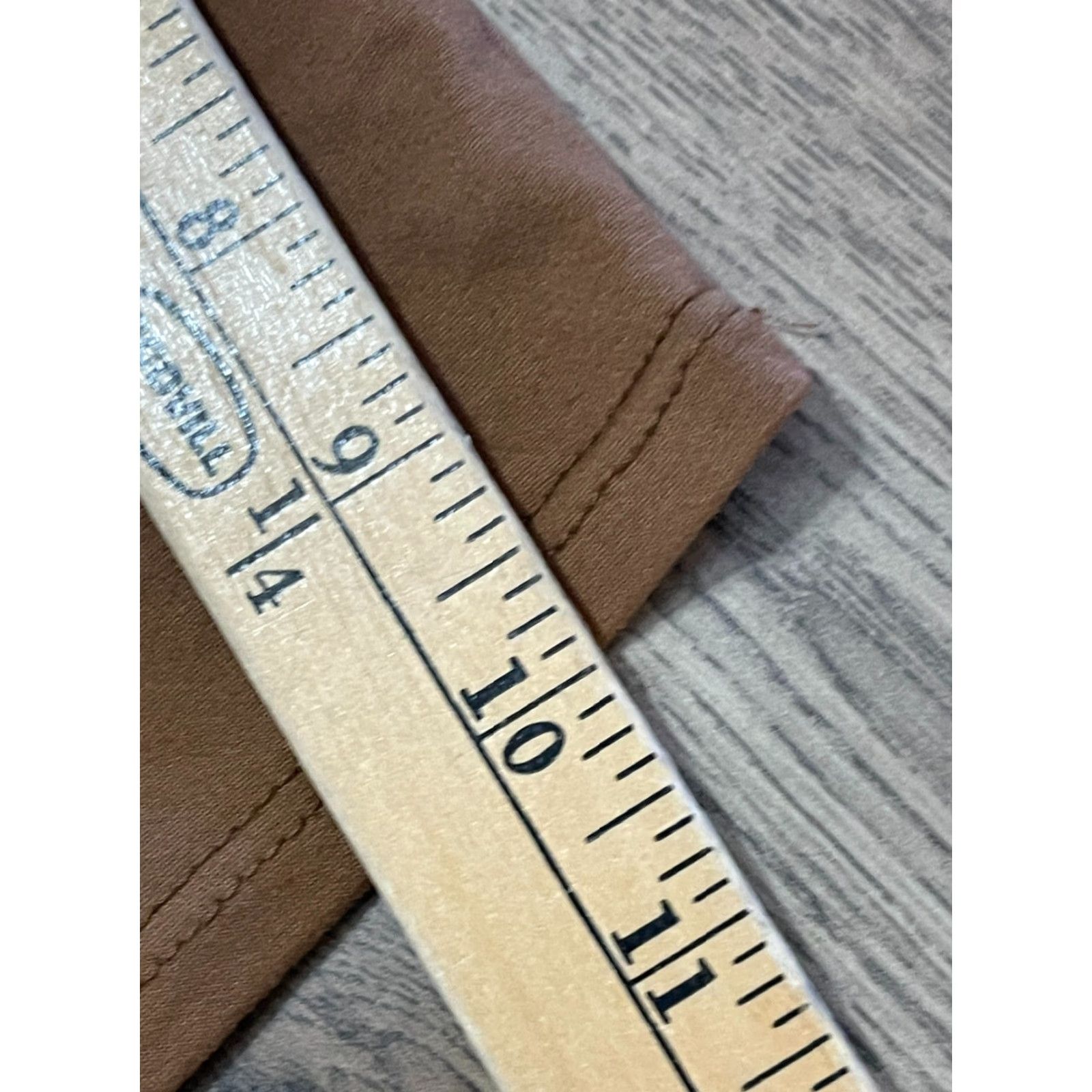 Olive Live in the moment Shirt Cropped Brown XS Womens Short Sleeve Round Neck Pullover T-Shirt Casual Modern Vintage: No Size XS / US 0-2 / IT 36-38 - 4 Thumbnail