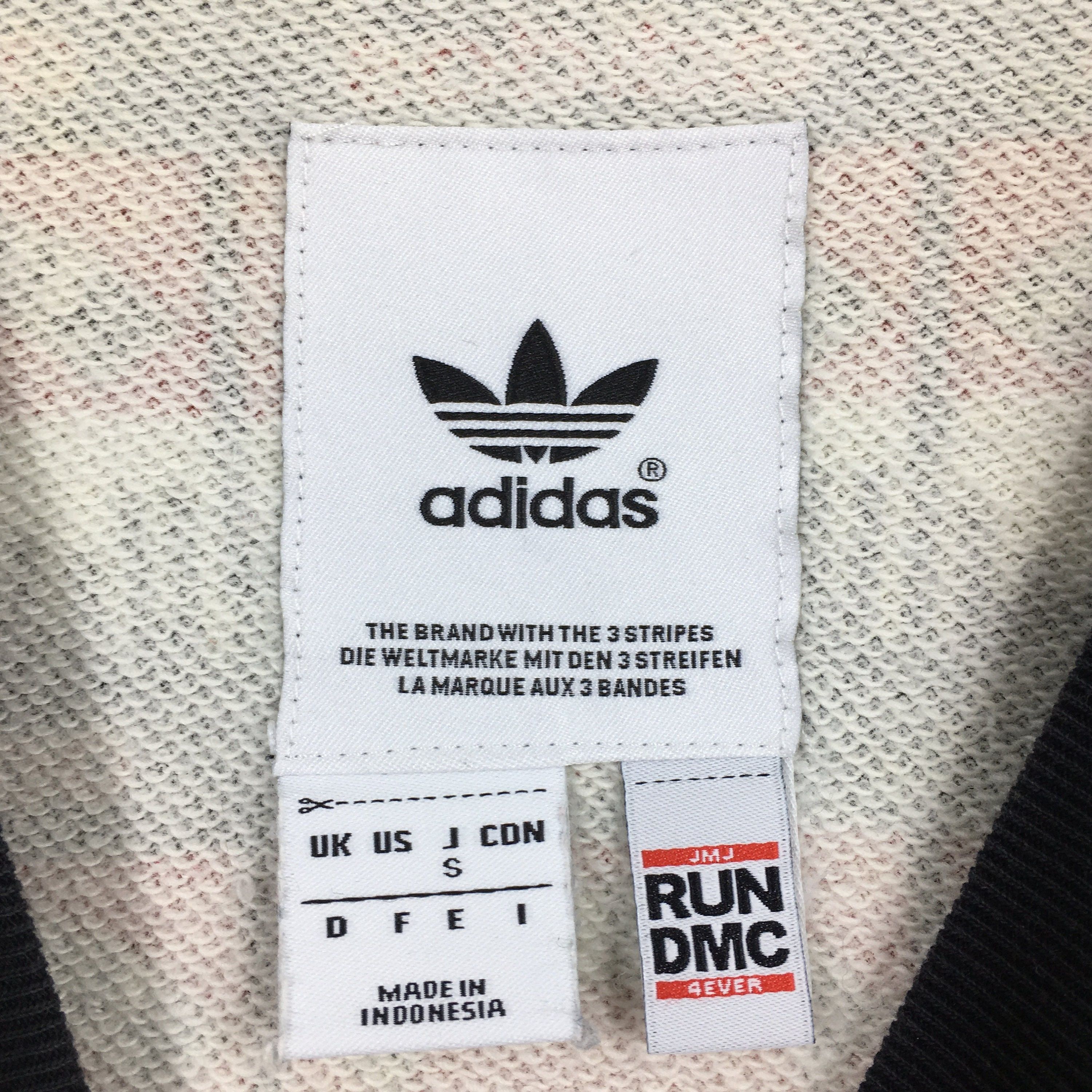 Adidas × RUN DMC Vintage Adidas Run DMC Stripes Overpinted Sweater Small Size US S / EU 44-46 / 1 - 6 Thumbnail