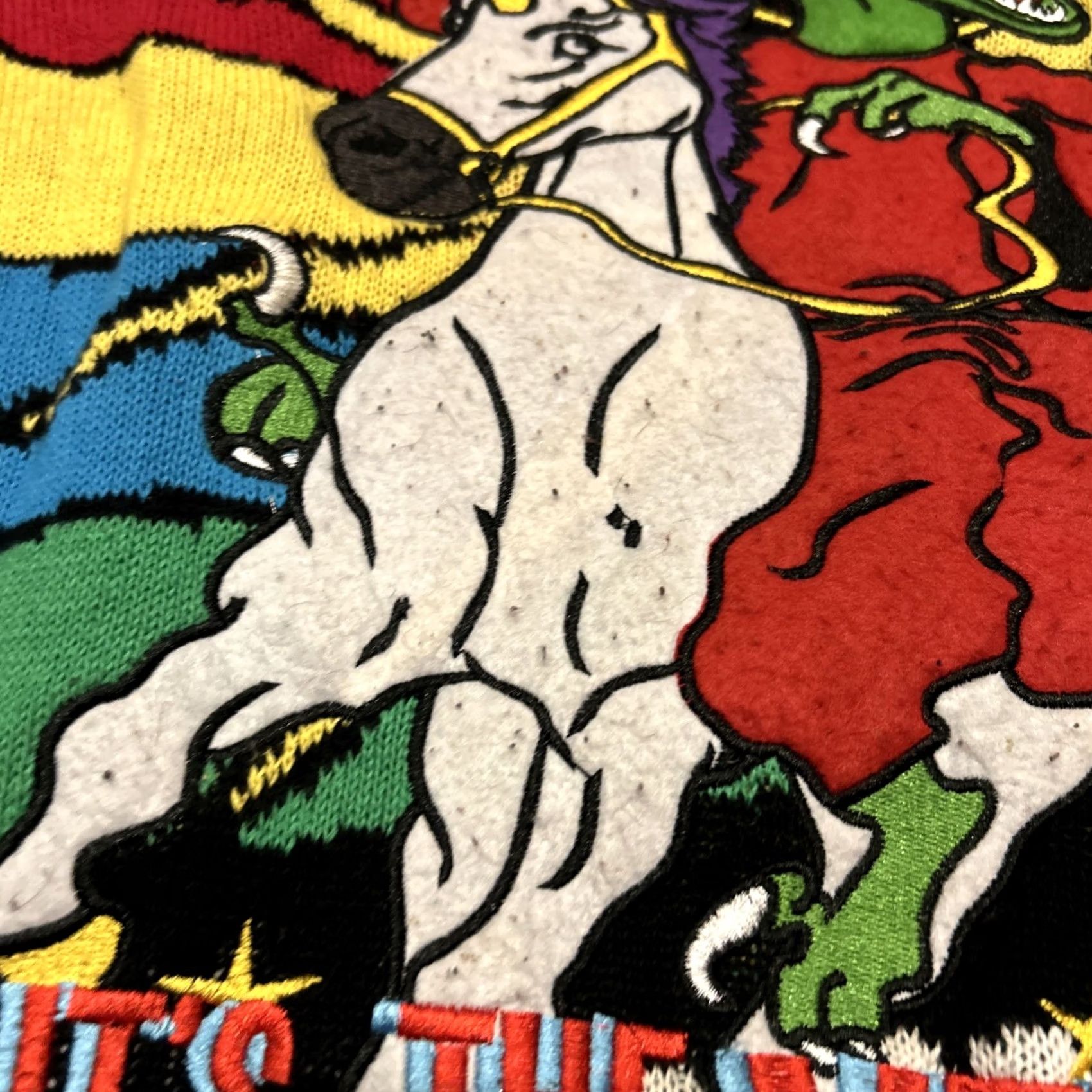 Vintage VINTAGE Blizzard Dinosaur Christmas Ugly Sweater Men’s S Veloci-rapture A49 Size US S / EU 44-46 / 1 - 3 Thumbnail