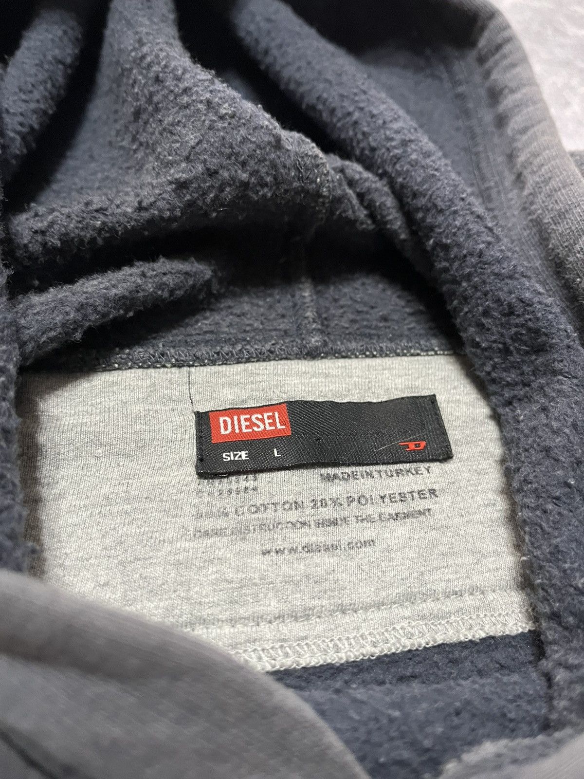Diesel Vintage Hoodie Diesel Y2K Size US L / EU 52-54 / 3 - 5 Thumbnail