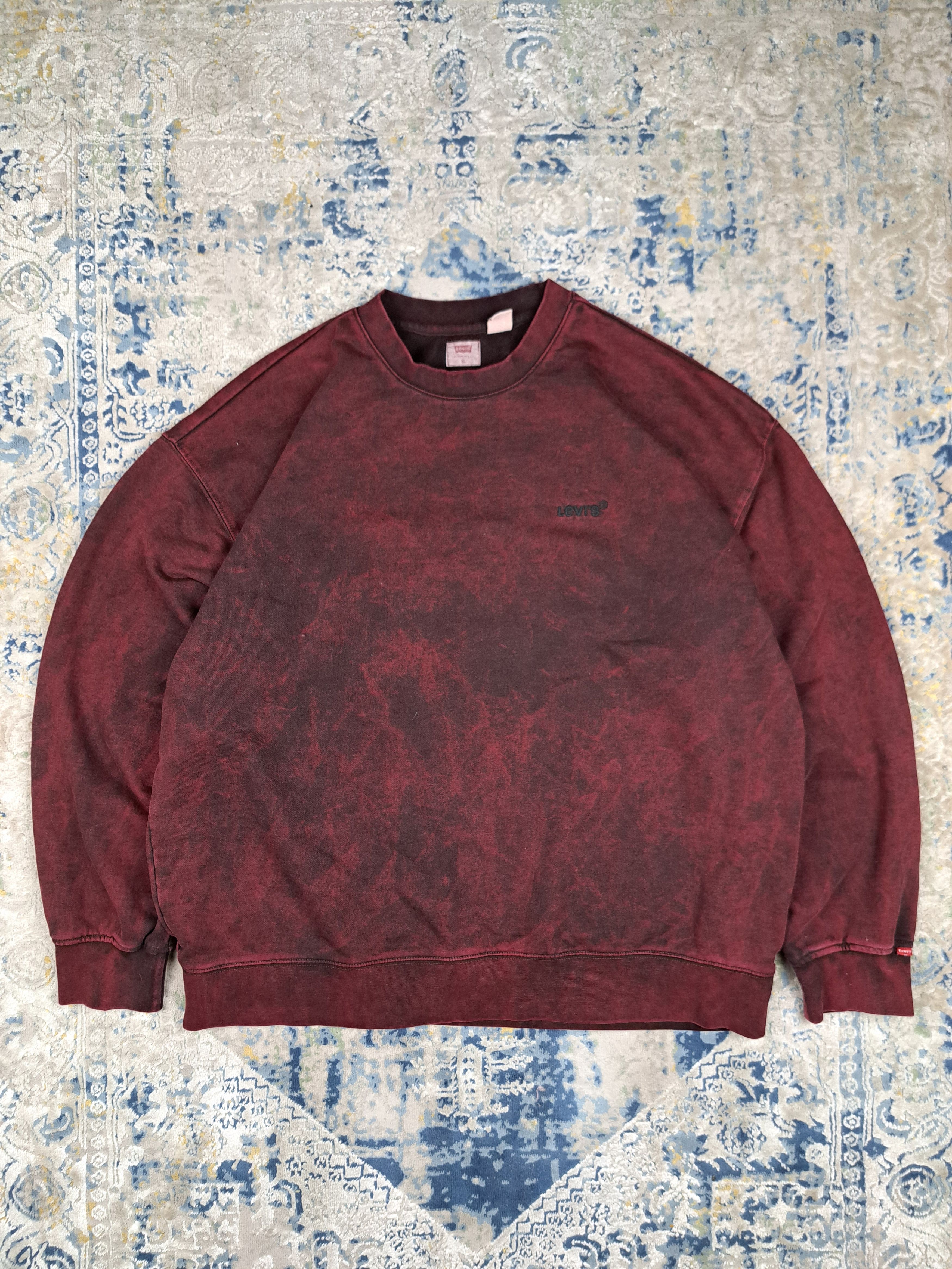 Levi's Levis Heavyweight Boxy Crewneck Garment Dyed Sweatshirt Size US XL / EU 56 / 4 - 1 Thumbnail