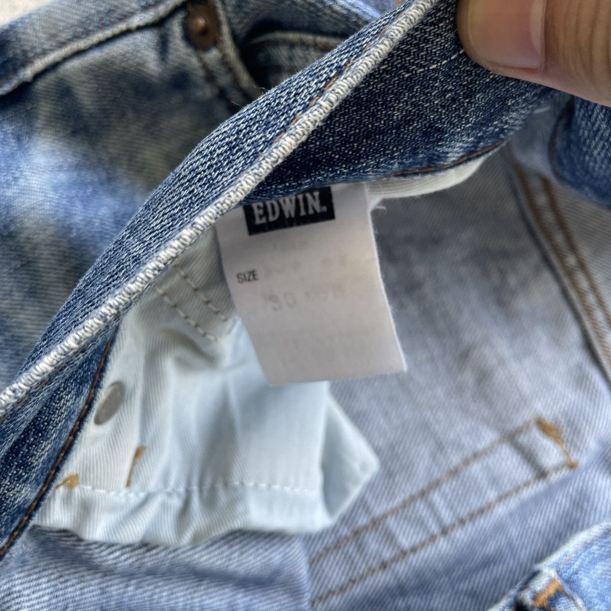 Edwin Vintage Edwin 503 MudWash Distressed Jeans Faded Pants W30 Size US 30 / EU 46 - 9 Thumbnail