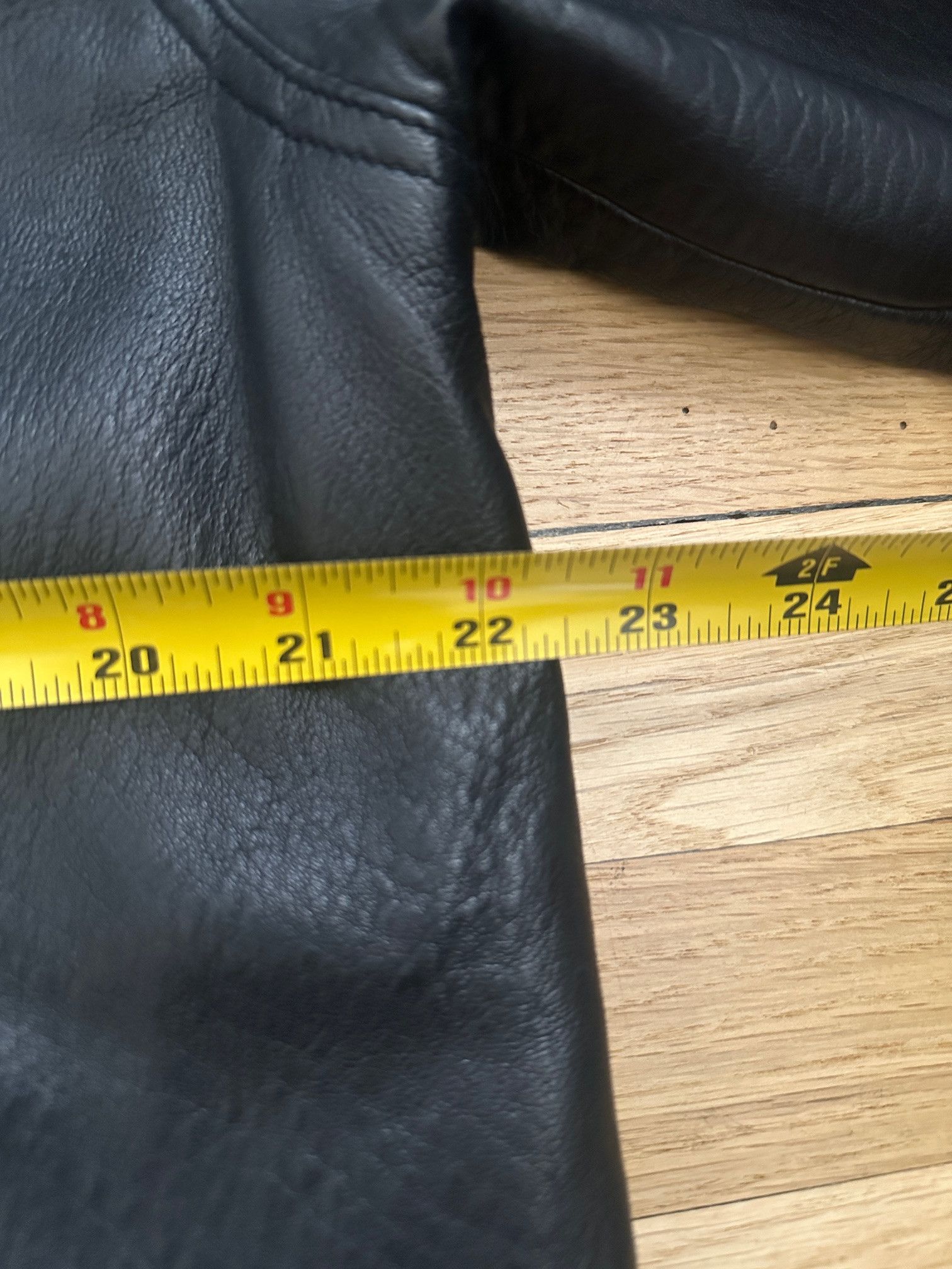 Vintage Leather Elements Black Leather Jacket Size Large Size L / US 10 / IT 46 - 5 Thumbnail