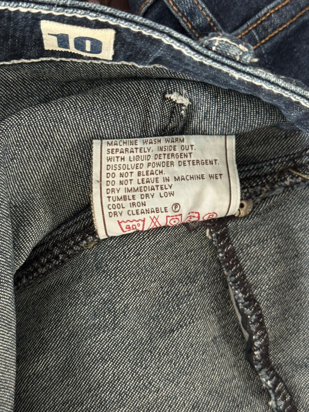 Lee Vintage Lowrise Lee Denim Jeans Size 32" / US 10 / IT 46 - 8 Thumbnail