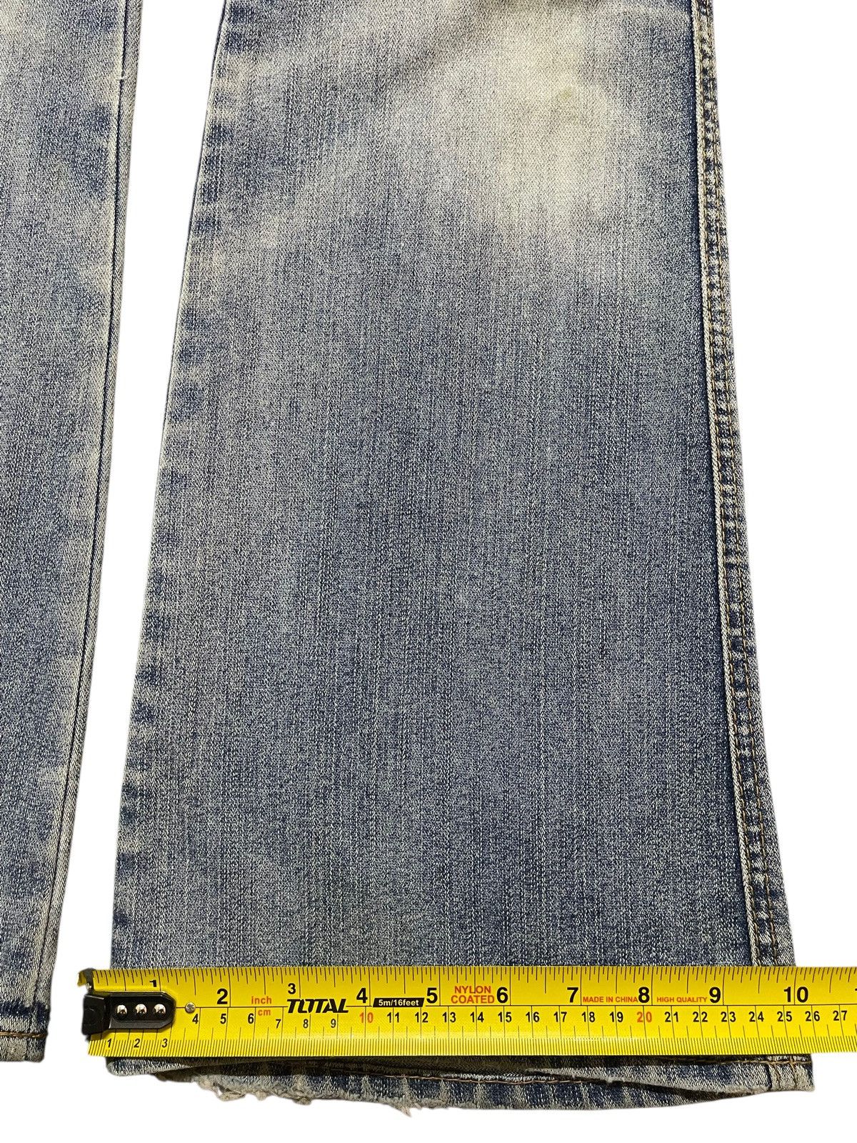 Hysteric Glamour Vintage Japan Brand Blue Wash Faded Style Flare Wide Leg Size US 30 / EU 46 - 15 Thumbnail