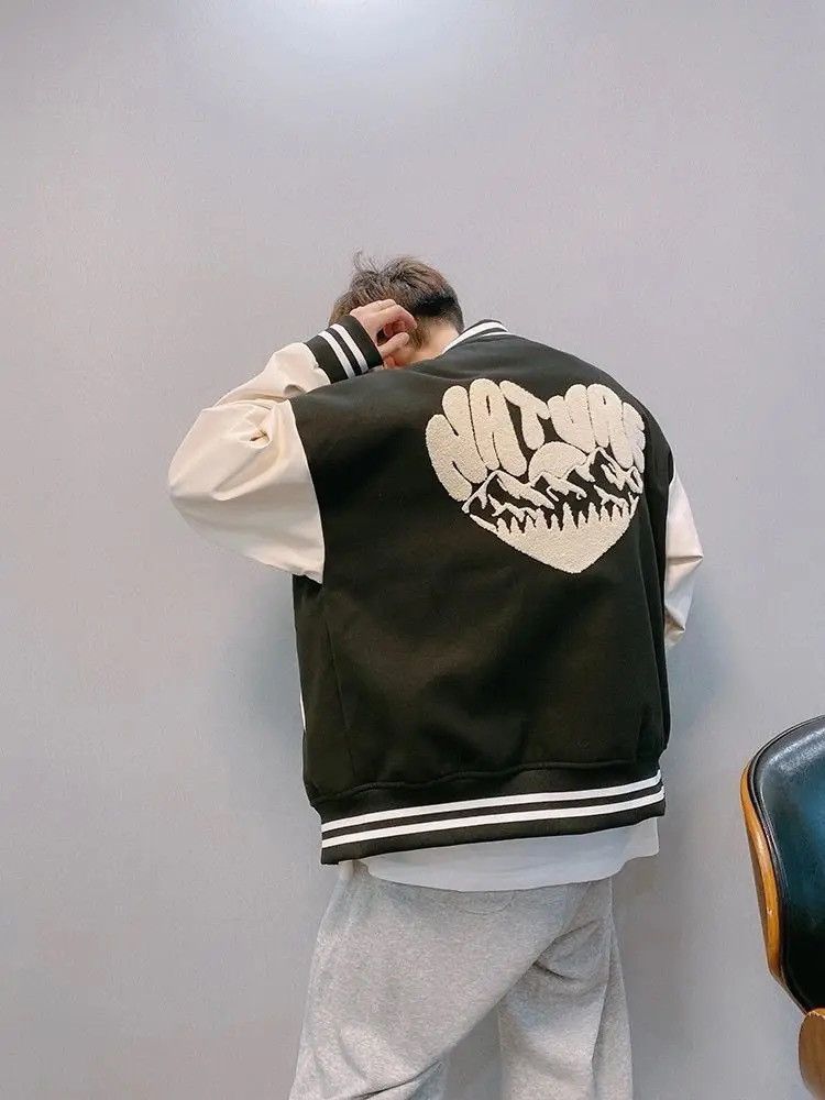 Japanese Brand × Vintage Embroidered Patchwork Varsity Jacket Bomber Size US L / EU 52-54 / 3 - 3 Thumbnail