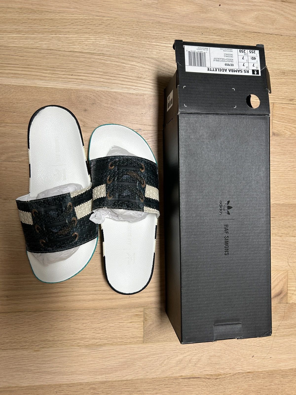 Raf Simons RAF Simmons Samba Adilette Flip Flop Size US 7 / EU 40 - 1 Thumbnail