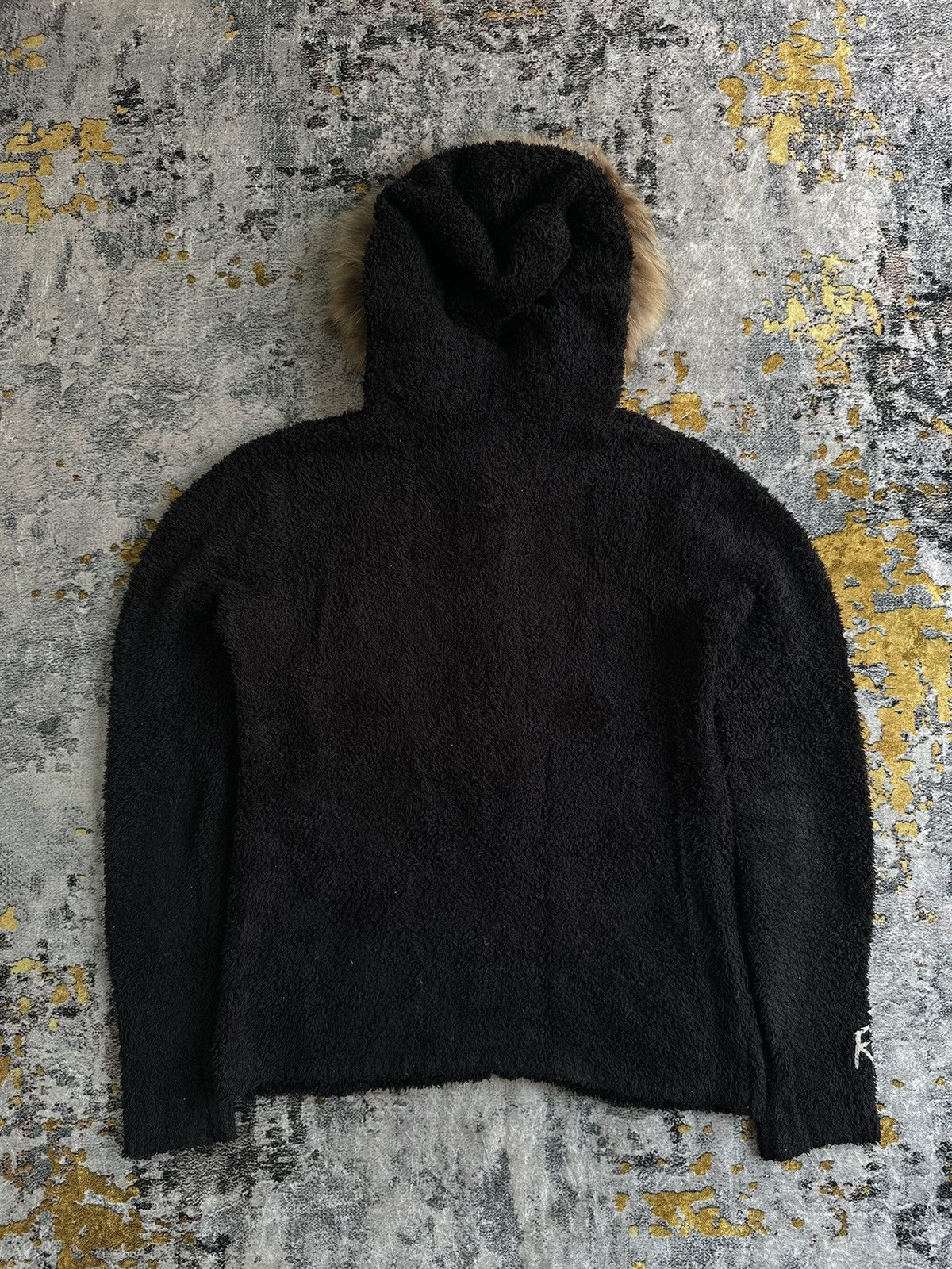 If Six Was Nine BAREFOOT DREAMS RH FAUX FUR ZIP HOODIE GRUNGE LGB STYLE Size US M / EU 48-50 / 2 - 5 Thumbnail