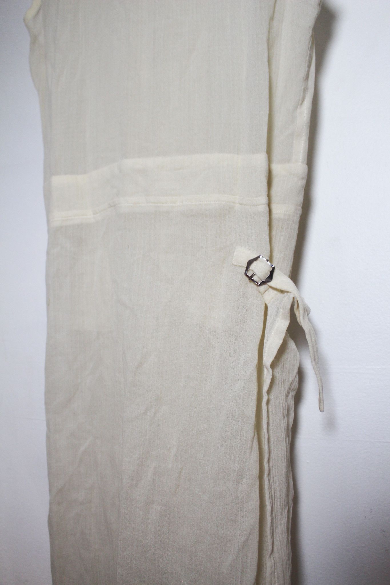 Yohji Yamamoto Y's translucent wool strapped sleeveless dress Size M / US 6-8 / IT 42-44 - 9 Thumbnail
