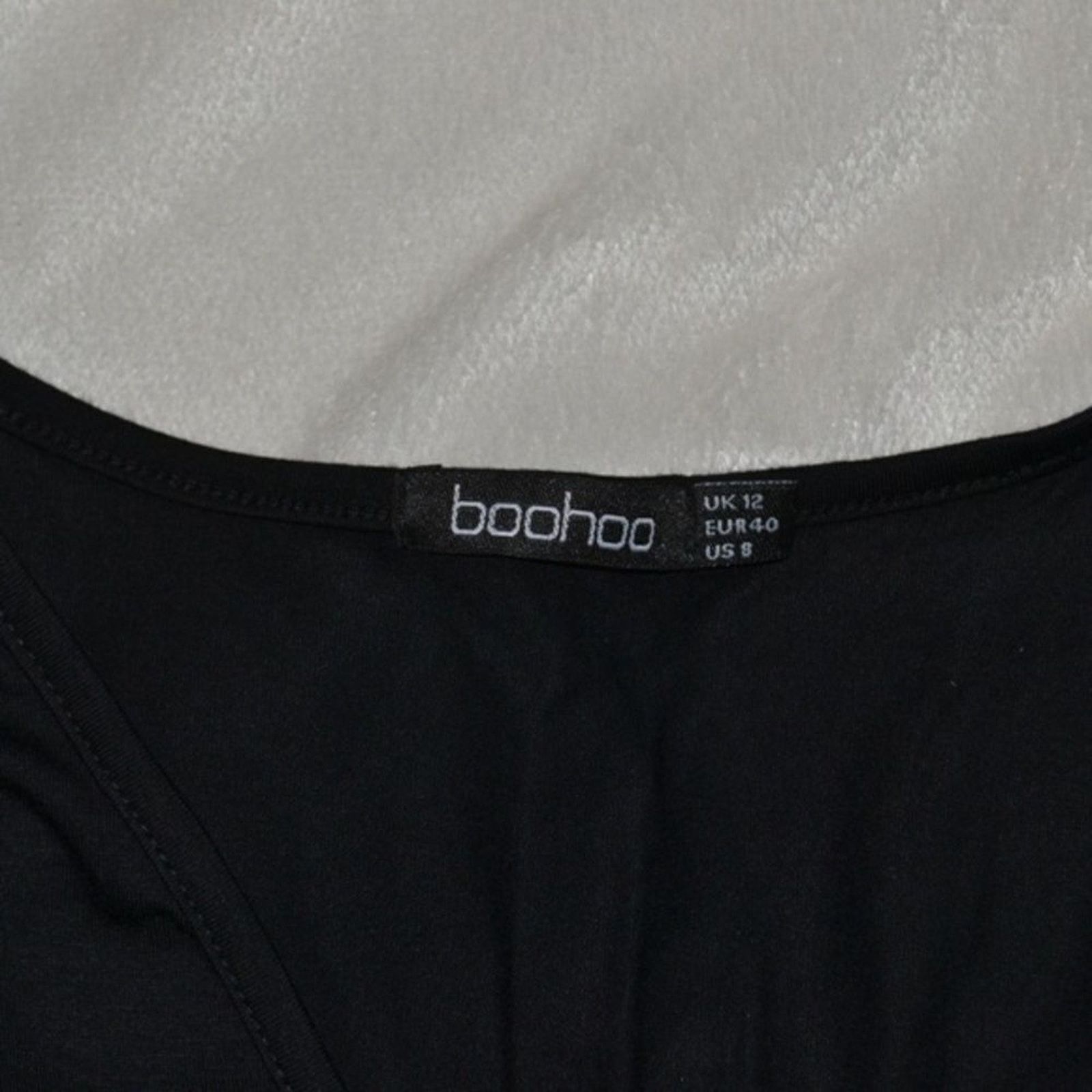 Boohoo Boohoo Black V-Neck Tank Top Swing Dress | Sz 8 Size M / US 6-8 / IT 42-44 - 4 Thumbnail