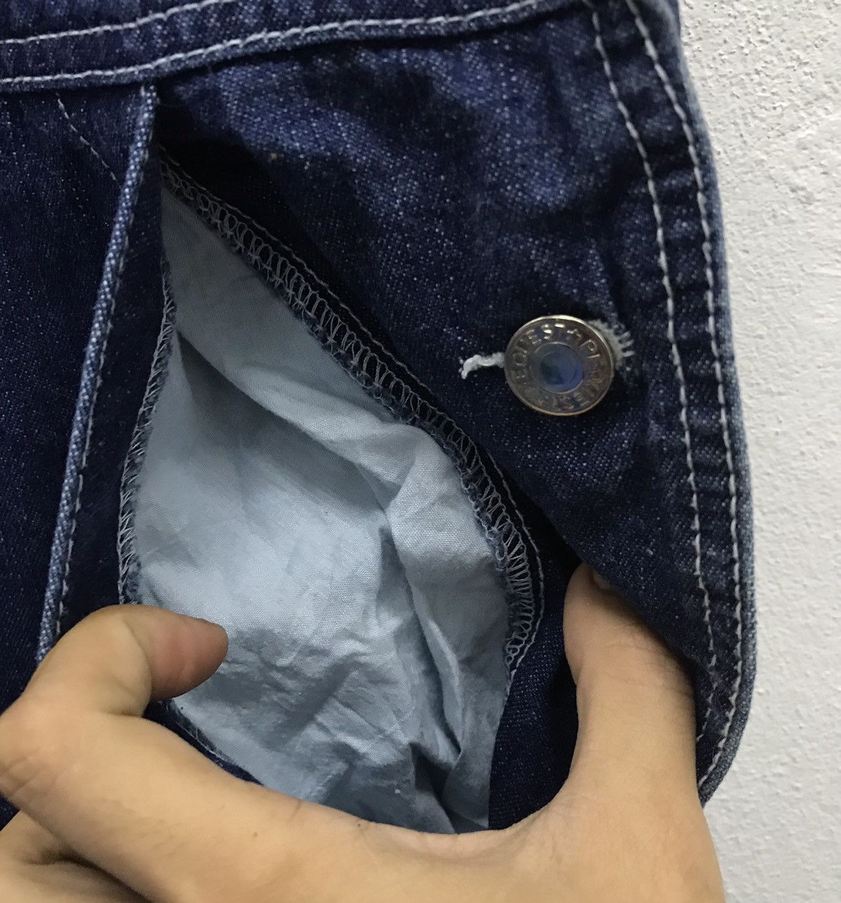 Request Jeans × Vintage Vintage Request Overall Size US 34 / EU 50 - 10 Thumbnail