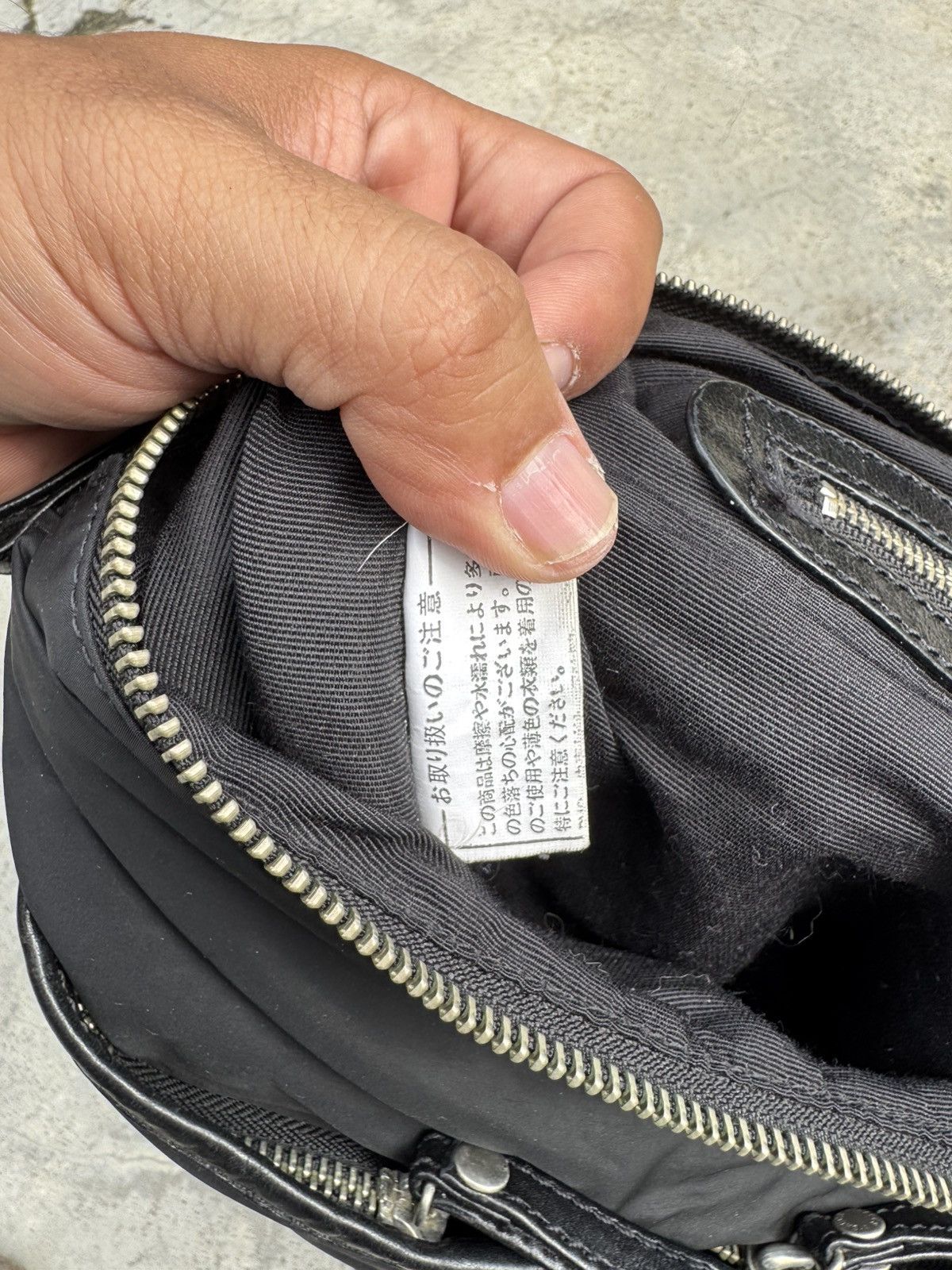 Designer × Y's × Yohji Yamamoto Y’Saccs Y’s Yohji Yamamoto Japan Designer Leather Sling Bag Size ONE SIZE - 8 Thumbnail