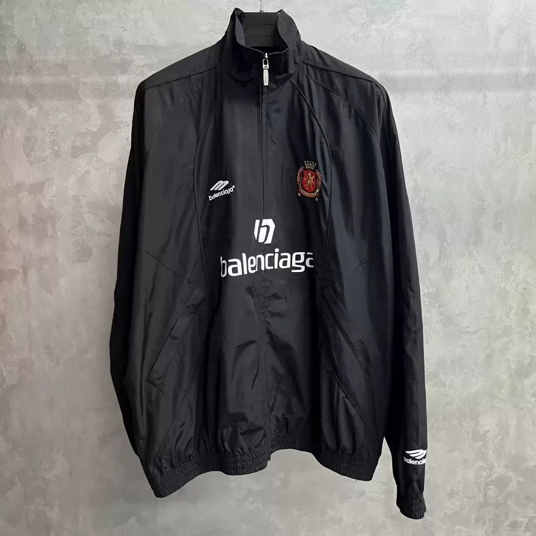 Balenciaga Balenciaga Printed Black Light Jacket xxs Men Size US XXS / EU 40 - 1 Thumbnail