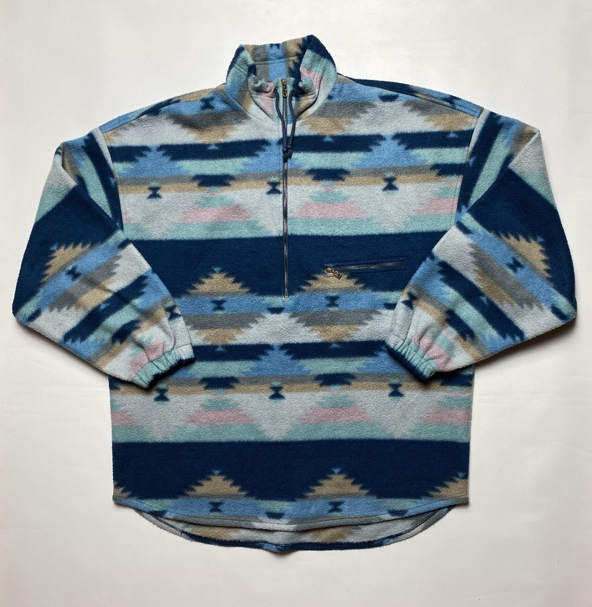 Bogner Bogner Vintage Polar Fleece Jacket Aztec Size US XL / EU 56 / 4 - 1 Thumbnail