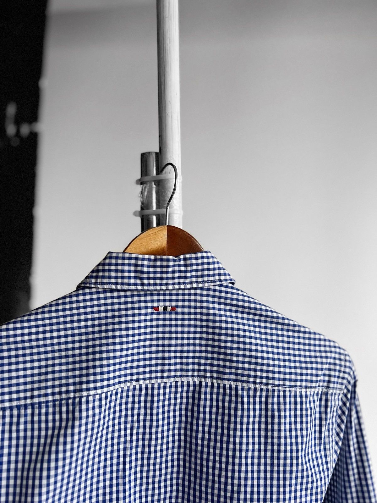 Designer × Napapijri Napapijri Blue White Checked Long Sleeve Button Up Shirt Size US S / EU 44-46 / 1 - 4 Thumbnail