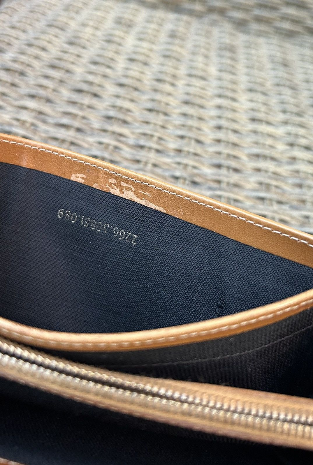 Fendi × Vintage Vintage Fendi Pequin Leather Long Wallet Made In Italy Size ONE SIZE - 6 Thumbnail