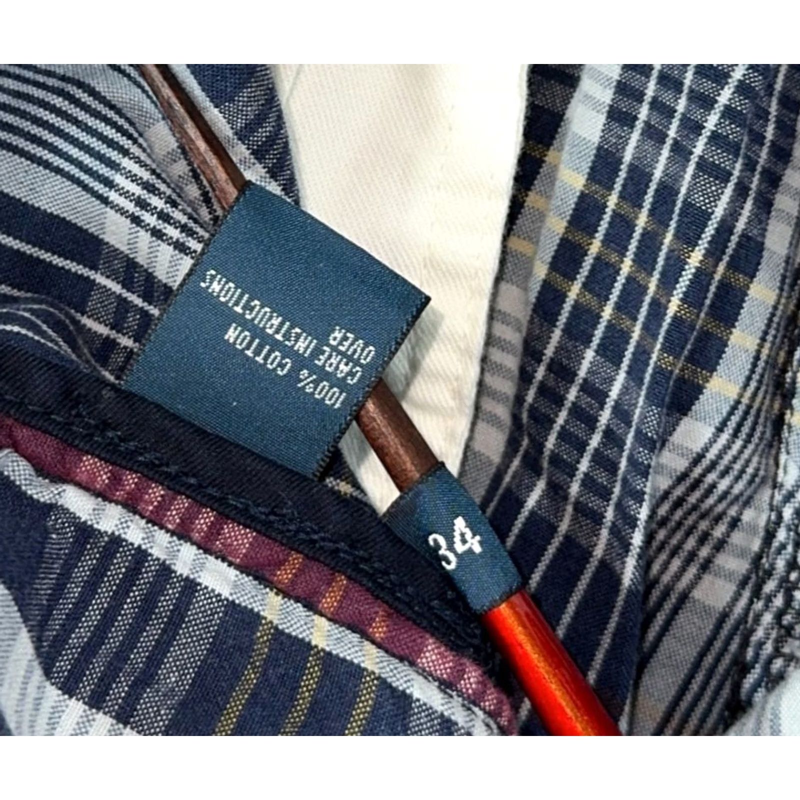 Polo Ralph Lauren VINTAGE Polo Ralph Lauren Patchwork Madras Cargo Shorts Mens 34 Blue Plaid 10" Polo Ralph Lauren Shorts Cargo Mens 34 Blue Plaid 10" Size US S / EU 44-46 / 1 - 4 Thumbnail