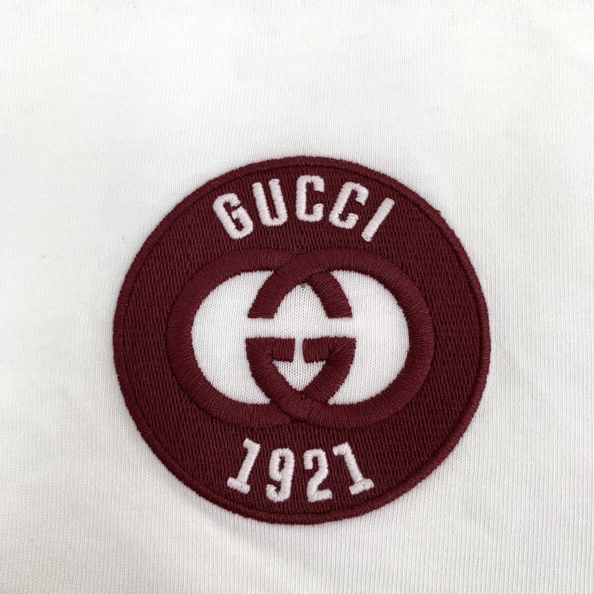 Gucci Gucci White Badge Embroidered Short Sleeve T-shirt K26WX Size XS / US 0-2 / IT 36-38 - 5 Thumbnail