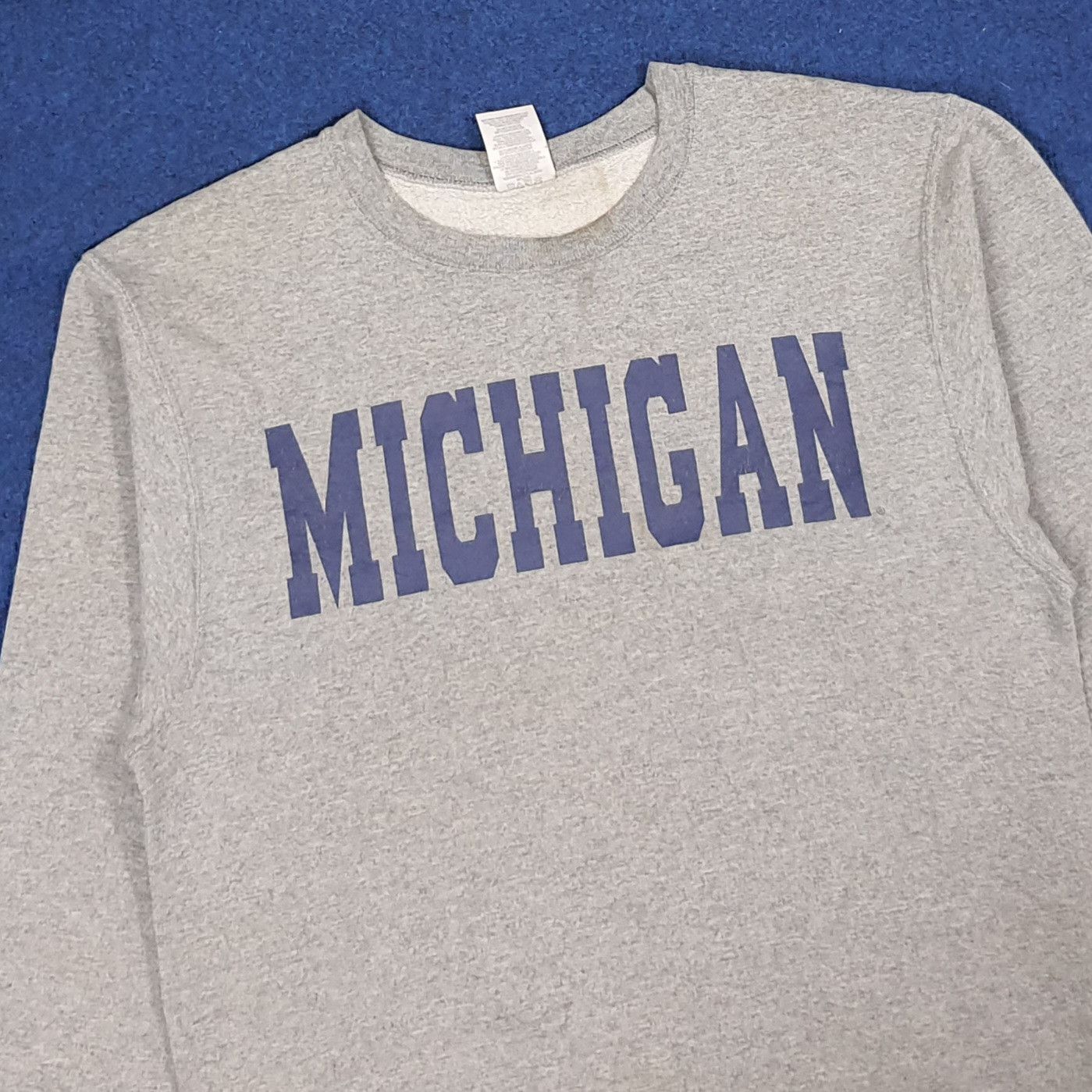 Jerzees Vintage Michigan University Sweatshirt Pullover C278N7 Size US S / EU 44-46 / 1 - 2 Thumbnail