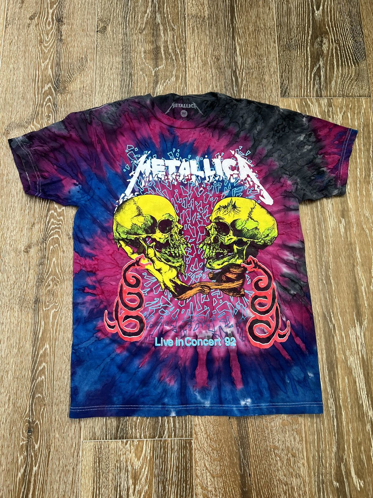 Band Tees Metallica tie dye tee Size US S / EU 44-46 / 1 - 1 Thumbnail