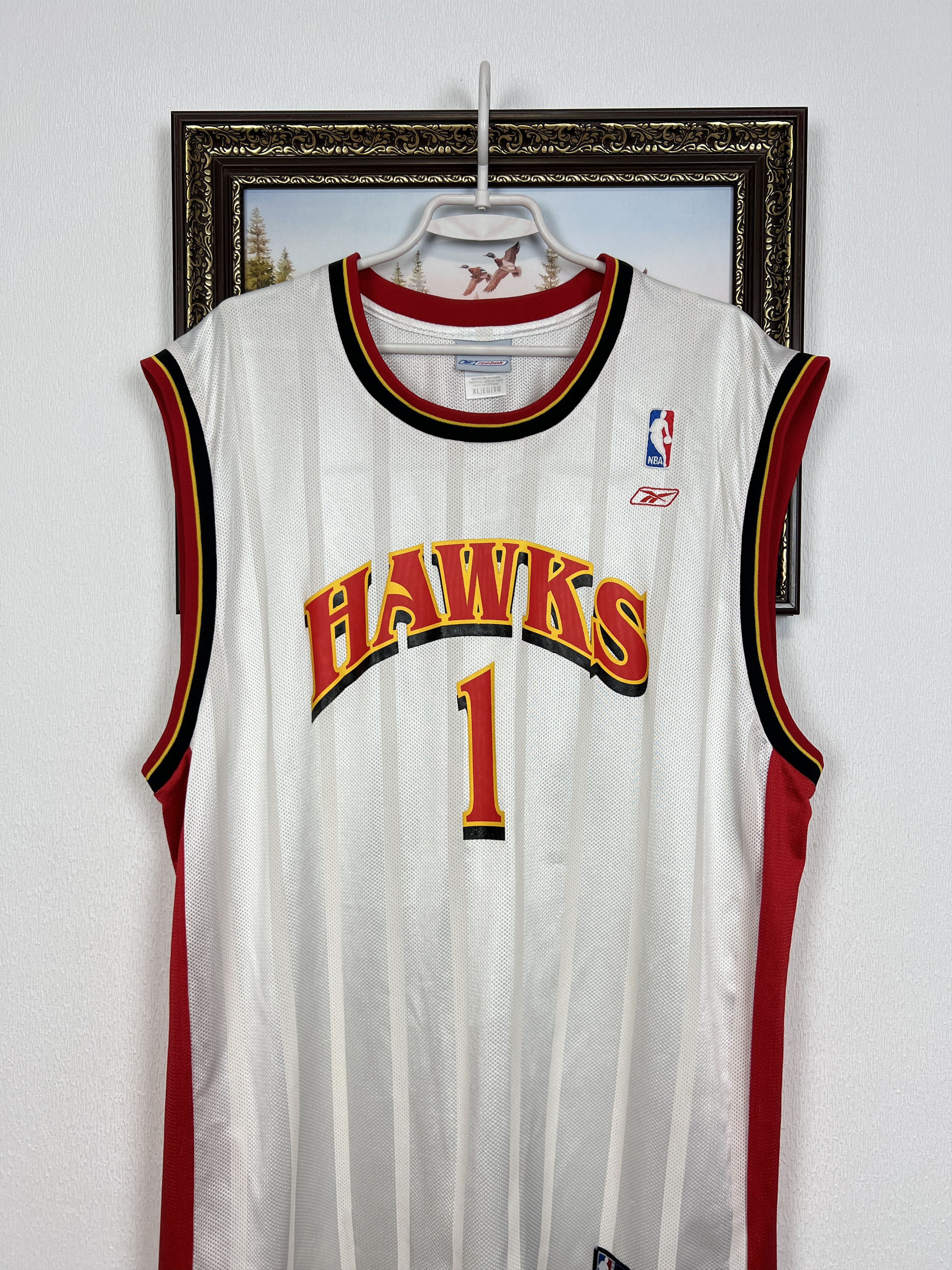 Reebok Vintage Childress Atlanta Hawks NBA Basketball Jersey Tee Size US XL / EU 56 / 4 - 2 Thumbnail