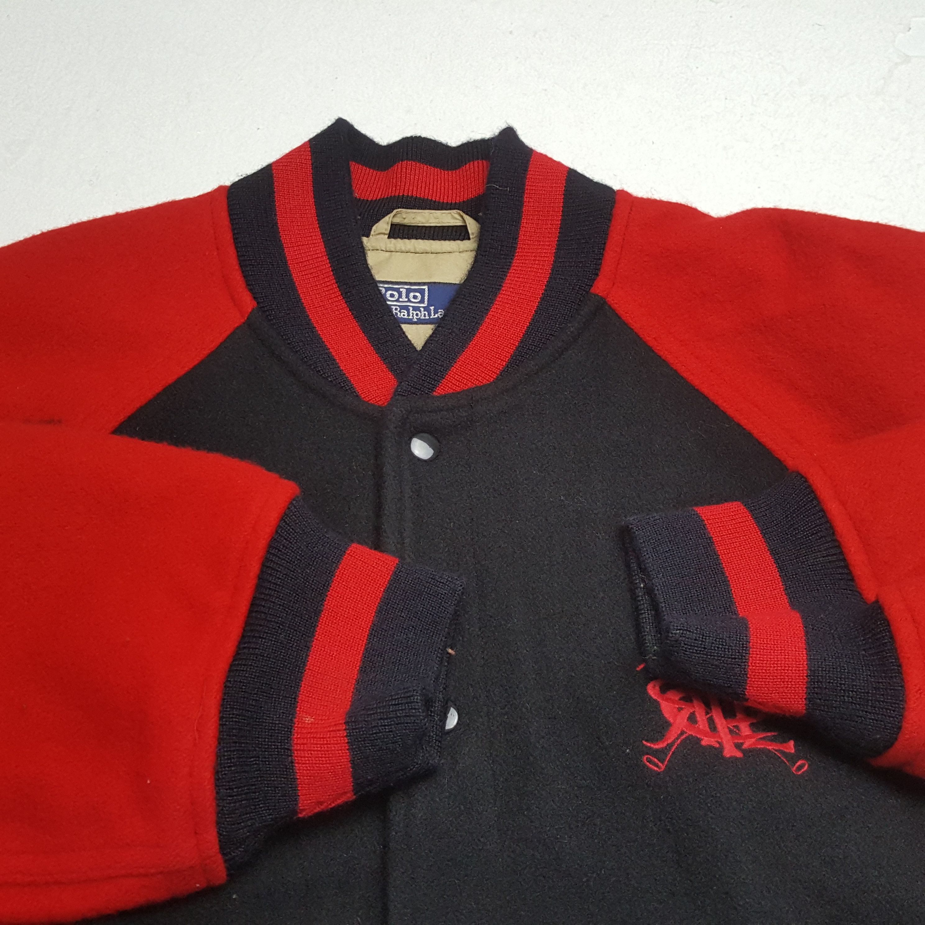 Polo Ralph Lauren × Vintage POLO by RALPH LAUREN Fashion Style Varsity Jacket Style Size US XL / EU 56 / 4 - 7 Thumbnail