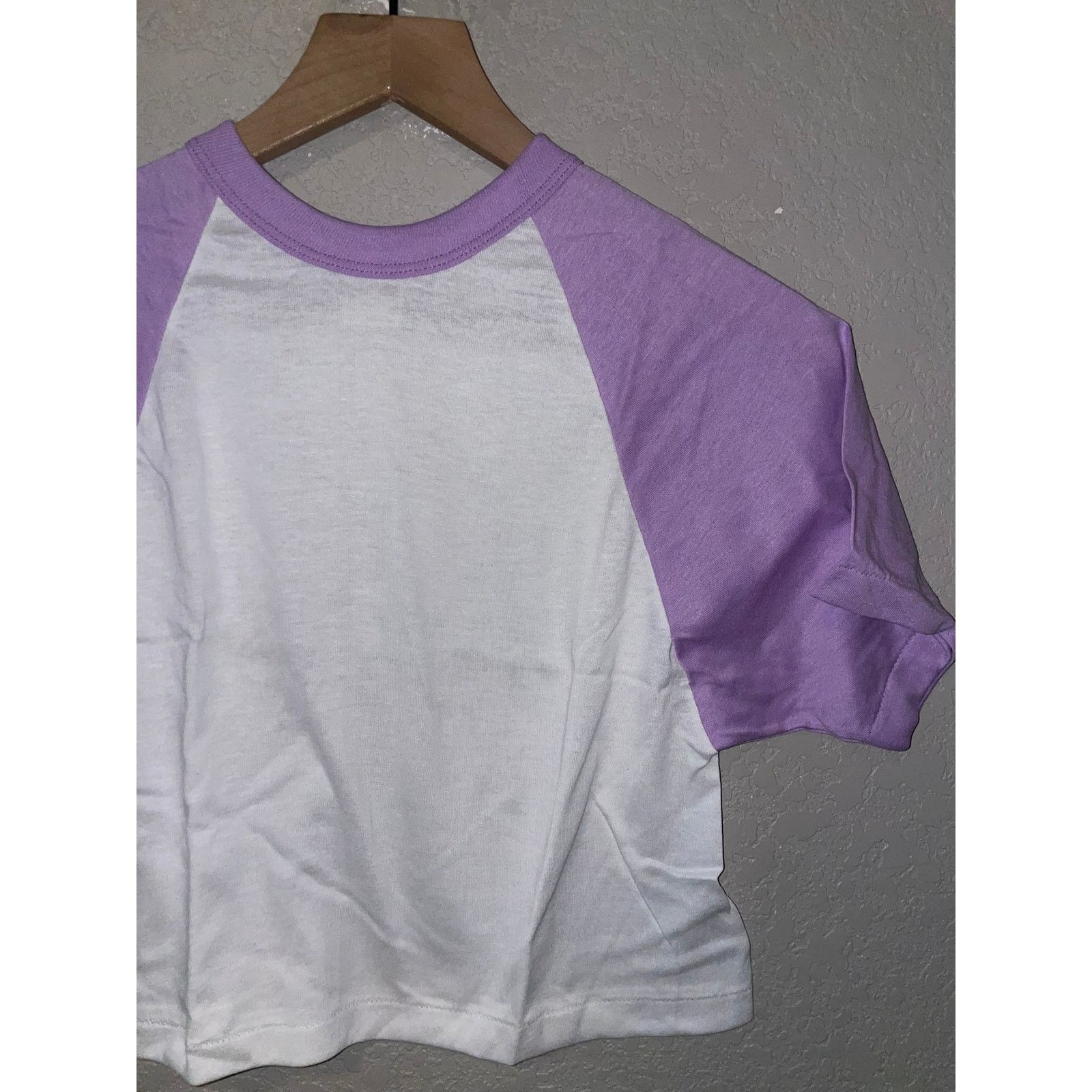 Other Women's Sportswear White Purple Crop Top Blank Shirt Tee M Size M / US 6-8 / IT 42-44 - 3 Thumbnail