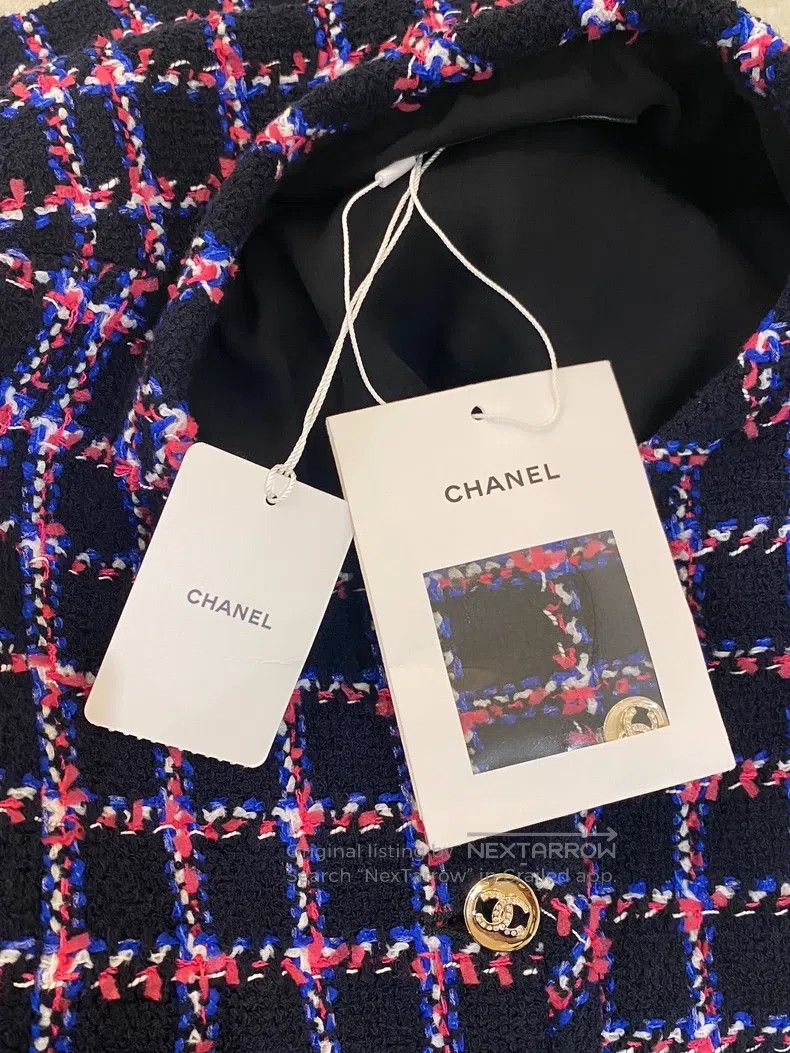 Chanel Chanel 24-year-old purple plaid vest Size XS / US 0-2 / IT 36-38 - 3 Thumbnail