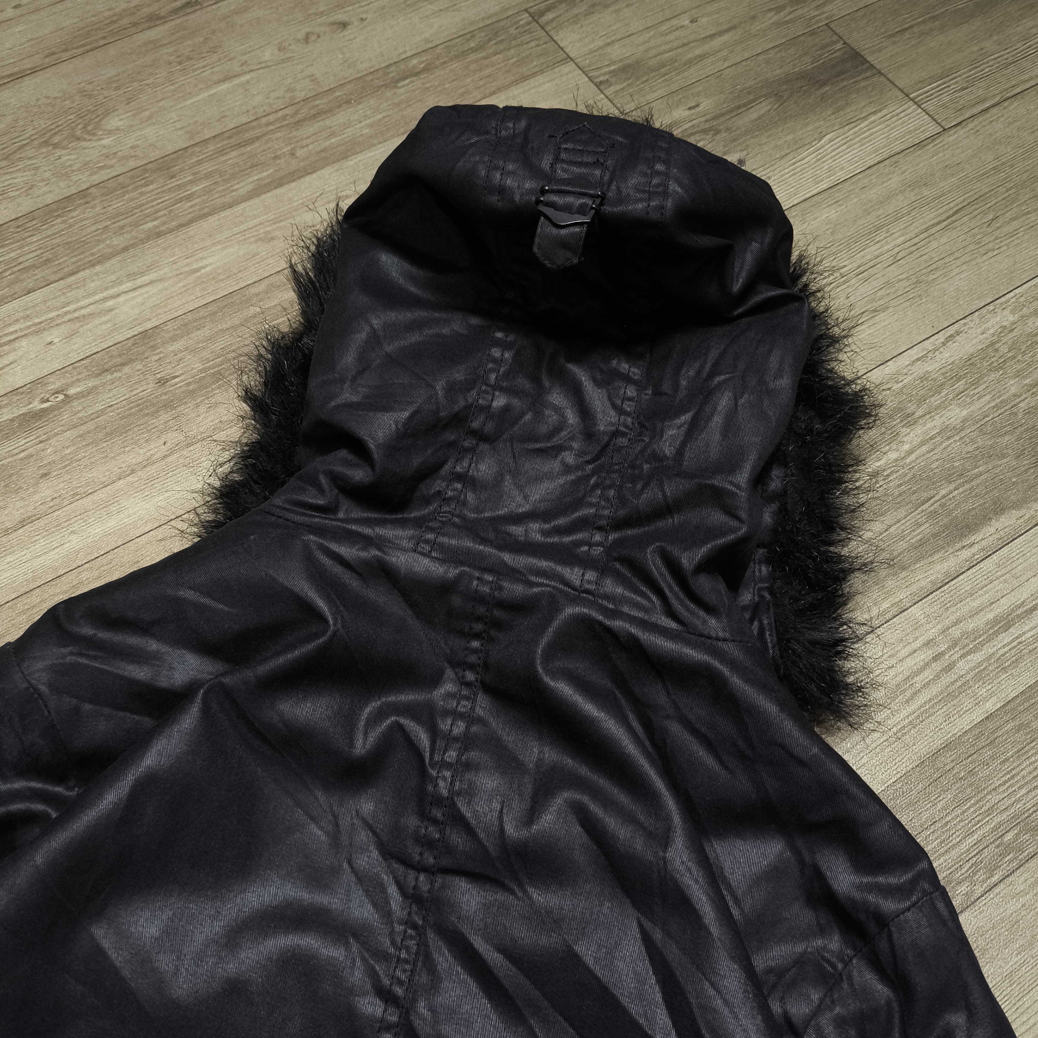 14th Addiction 2000s Japanese brand Civarize Waxed Fur Trim Jacket Size US S / EU 44-46 / 1 - 11 Thumbnail