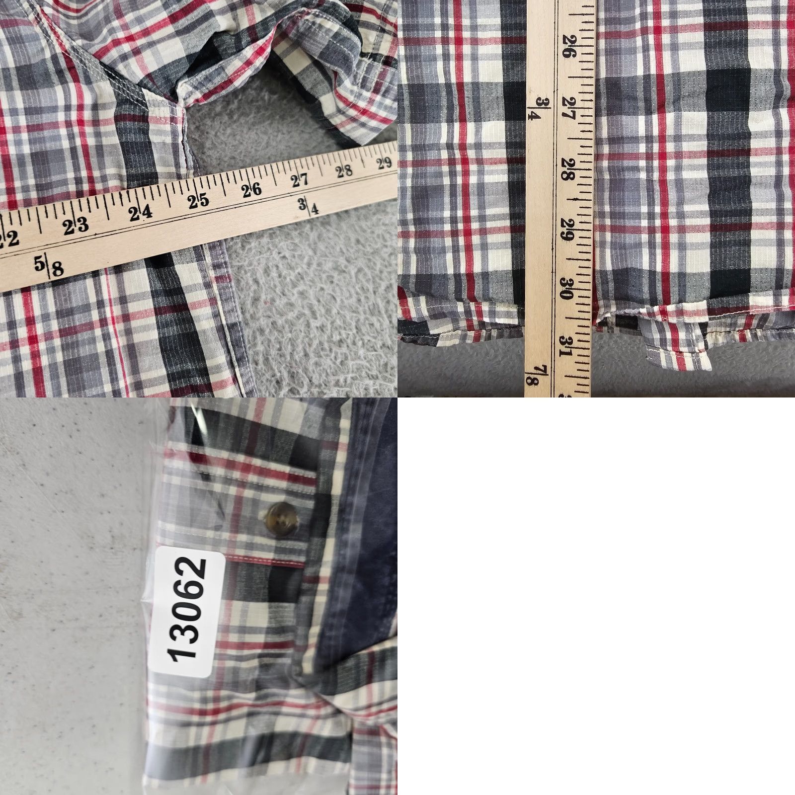 Carhartt Carhartt Shirt Mens XL Gray Plaid Relaxed Fit Workwear Cotton Button Up Size US XL / EU 56 / 4 - 8 Thumbnail